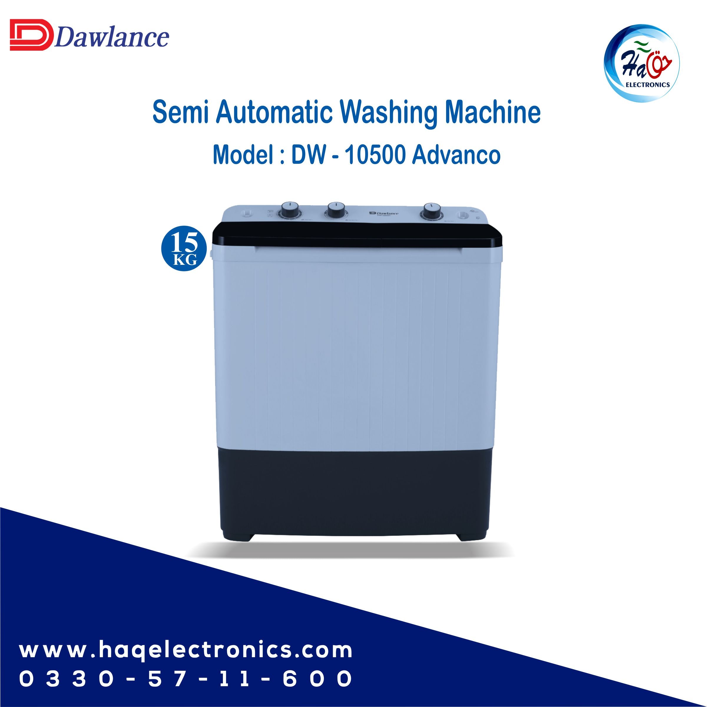 Dawlance washing machine DW 10500 Advanco