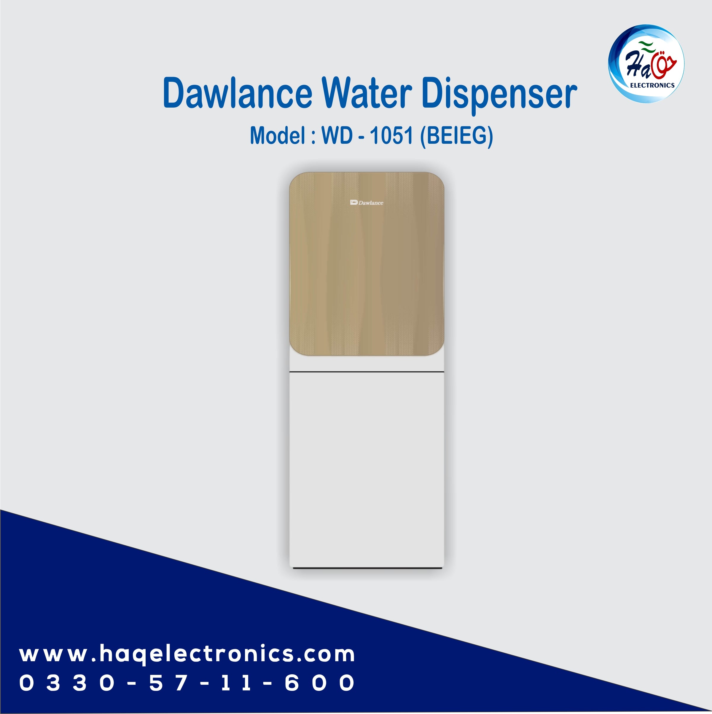 Dawlance WD 1051BEIGE GD Water Dispenser with Refrigerator