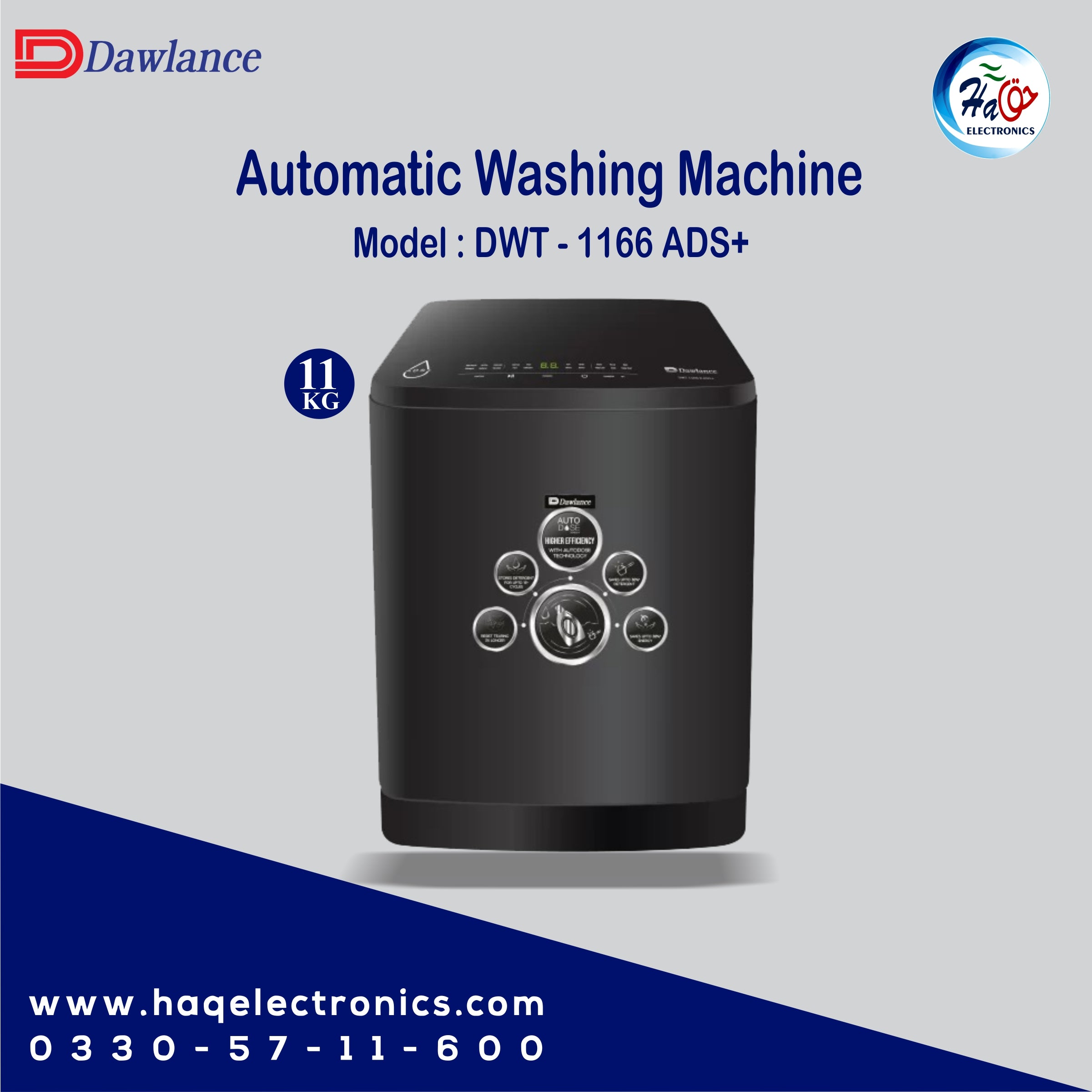 Dawlance automatic washing machine DWT 1166 X ADS