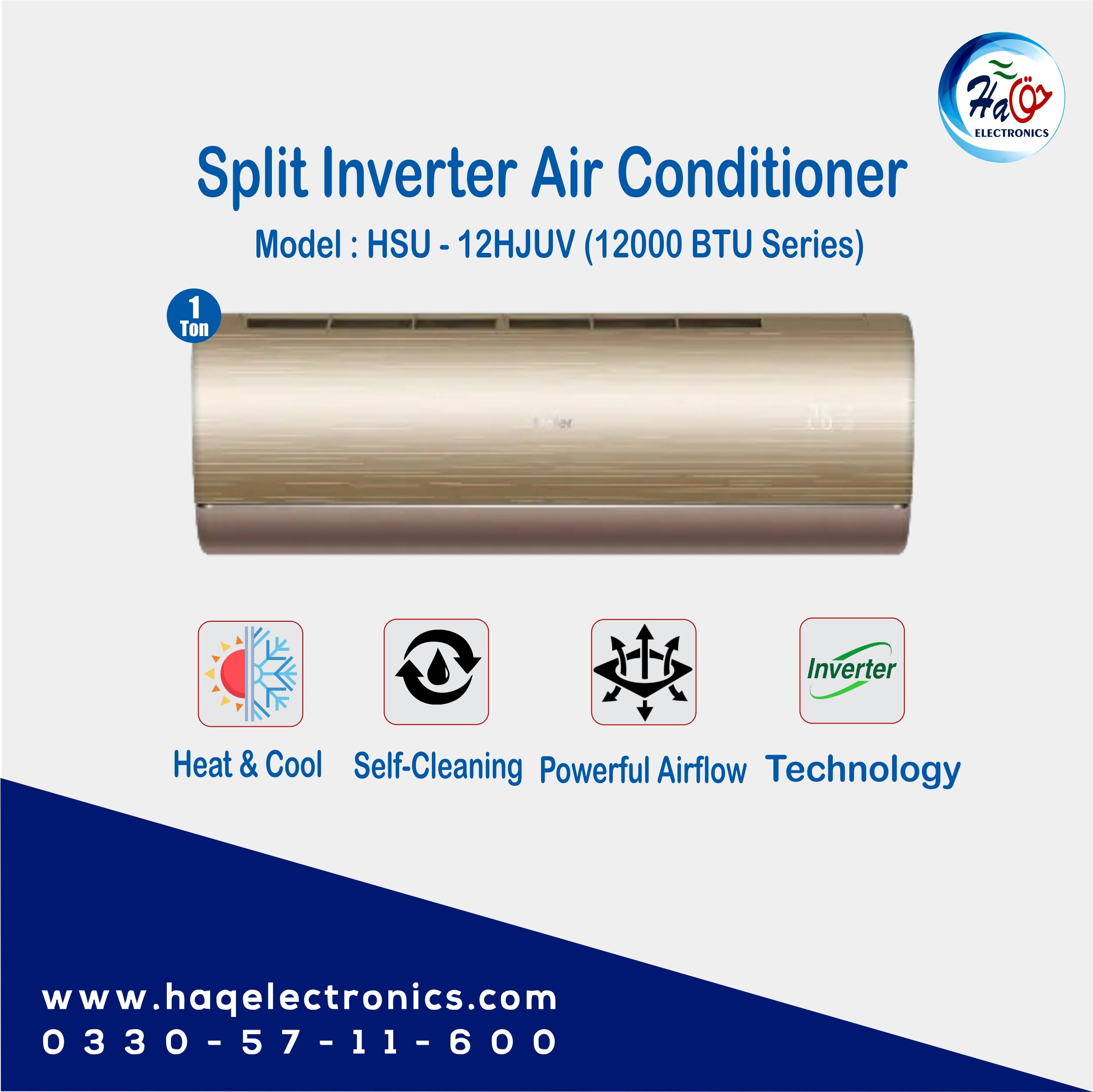 Haier HSU-12HJUV-DC(G) Inverter Air Conditioner