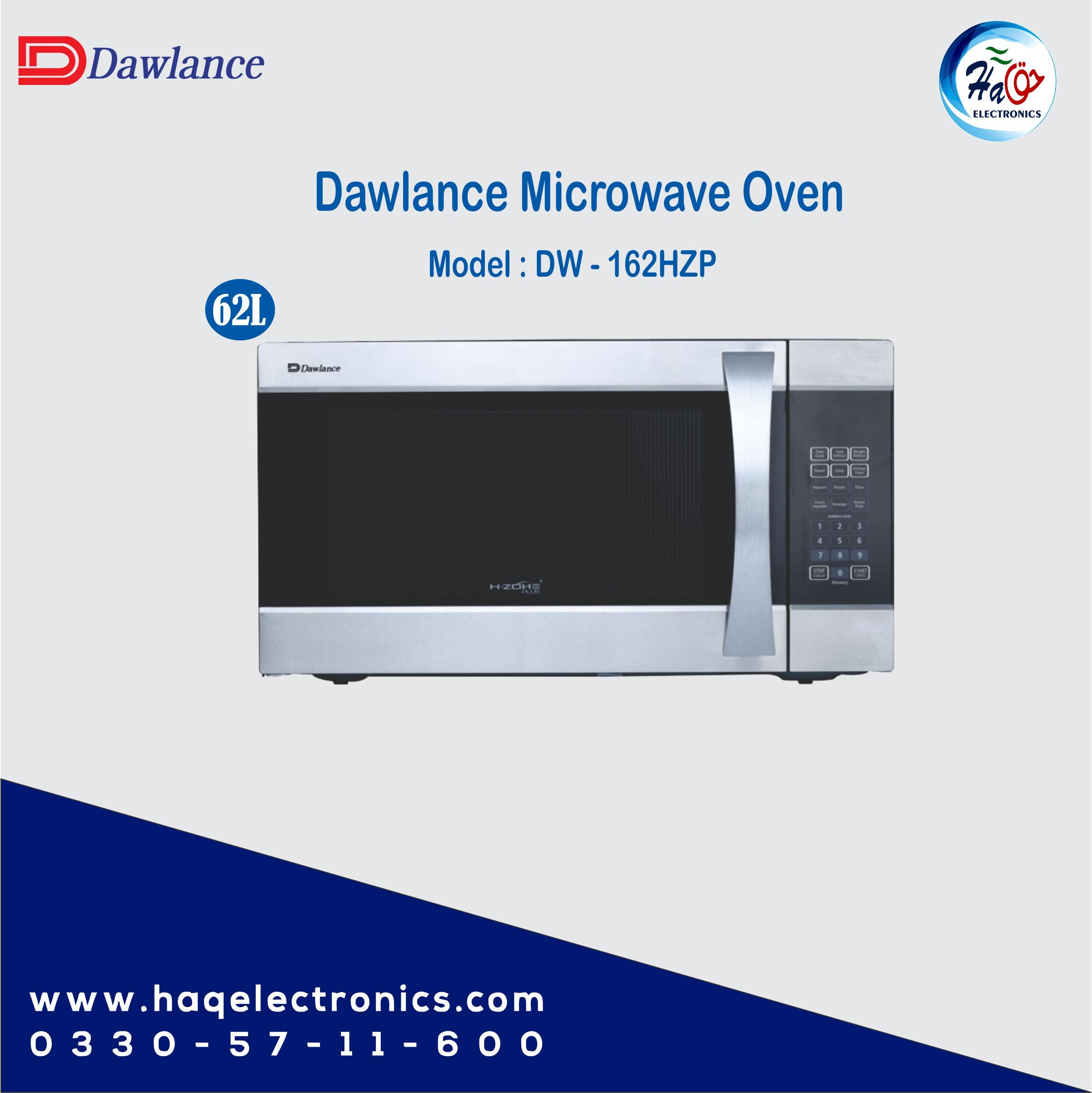 Dawlance Microwave Oven DW 162 HZP