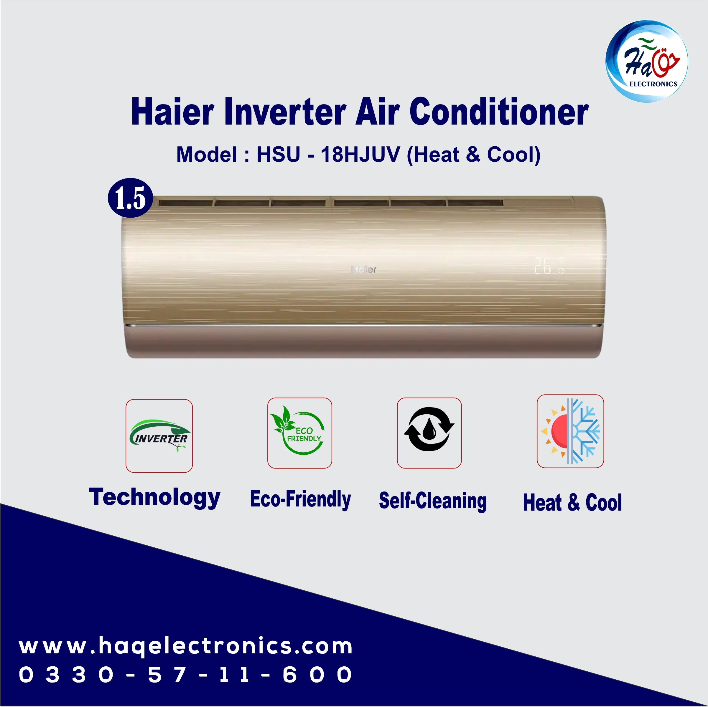 Haier HSU-18HJUV UV Inverter Air Conditioner