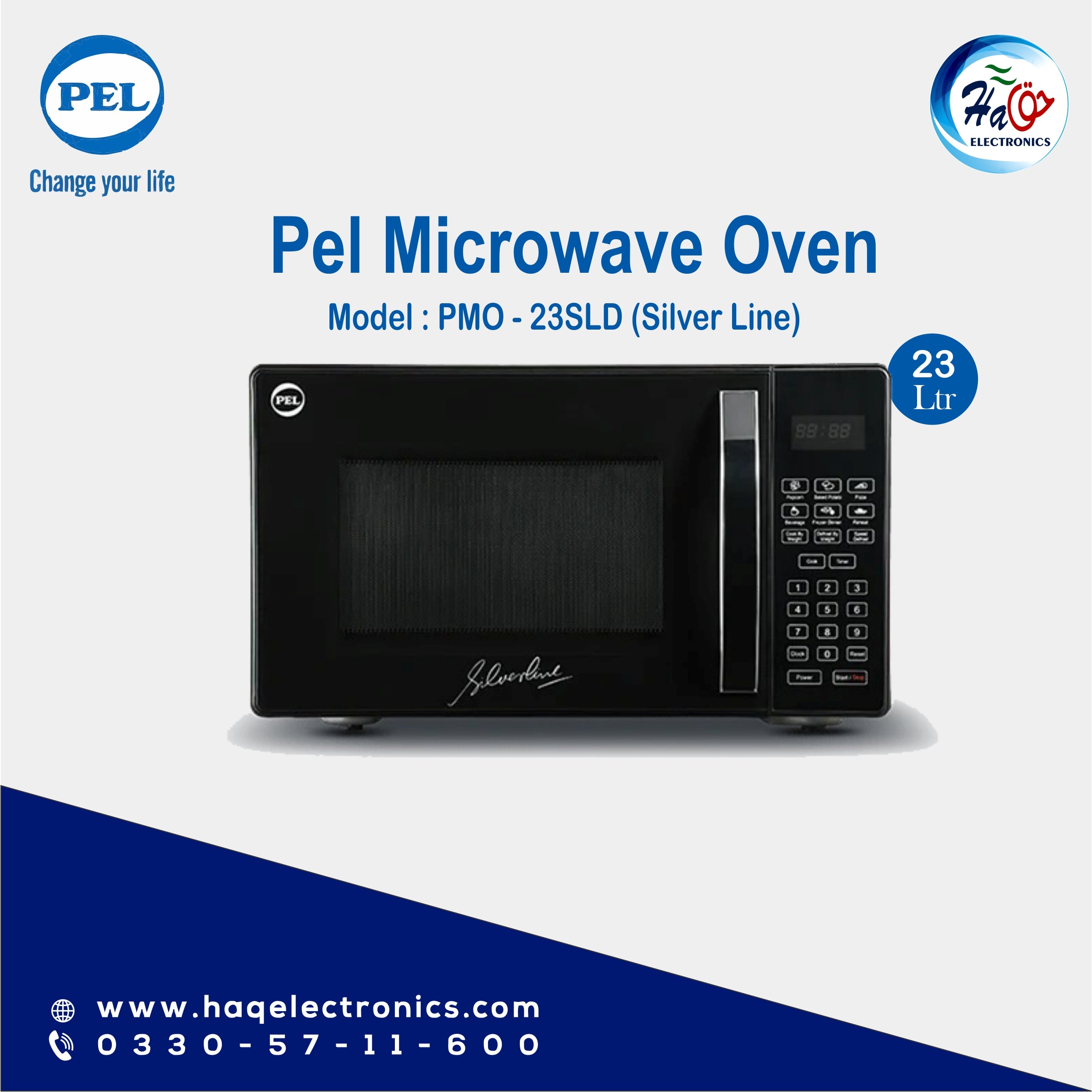 PEL Silver Line Microwave Oven Digital PMO- 23SLD