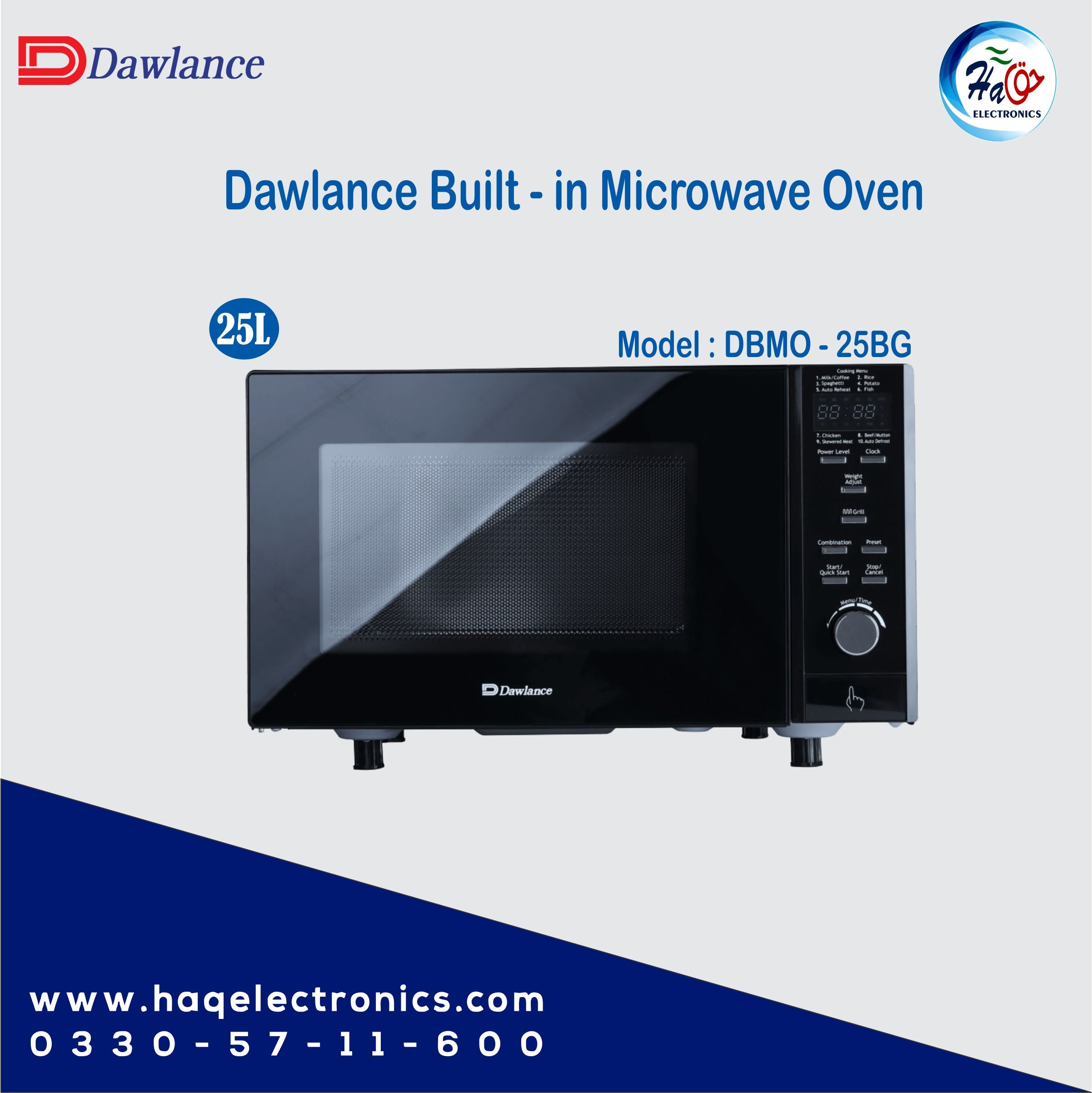 Dawlance Built in Microwave Oven DBMO-25BG