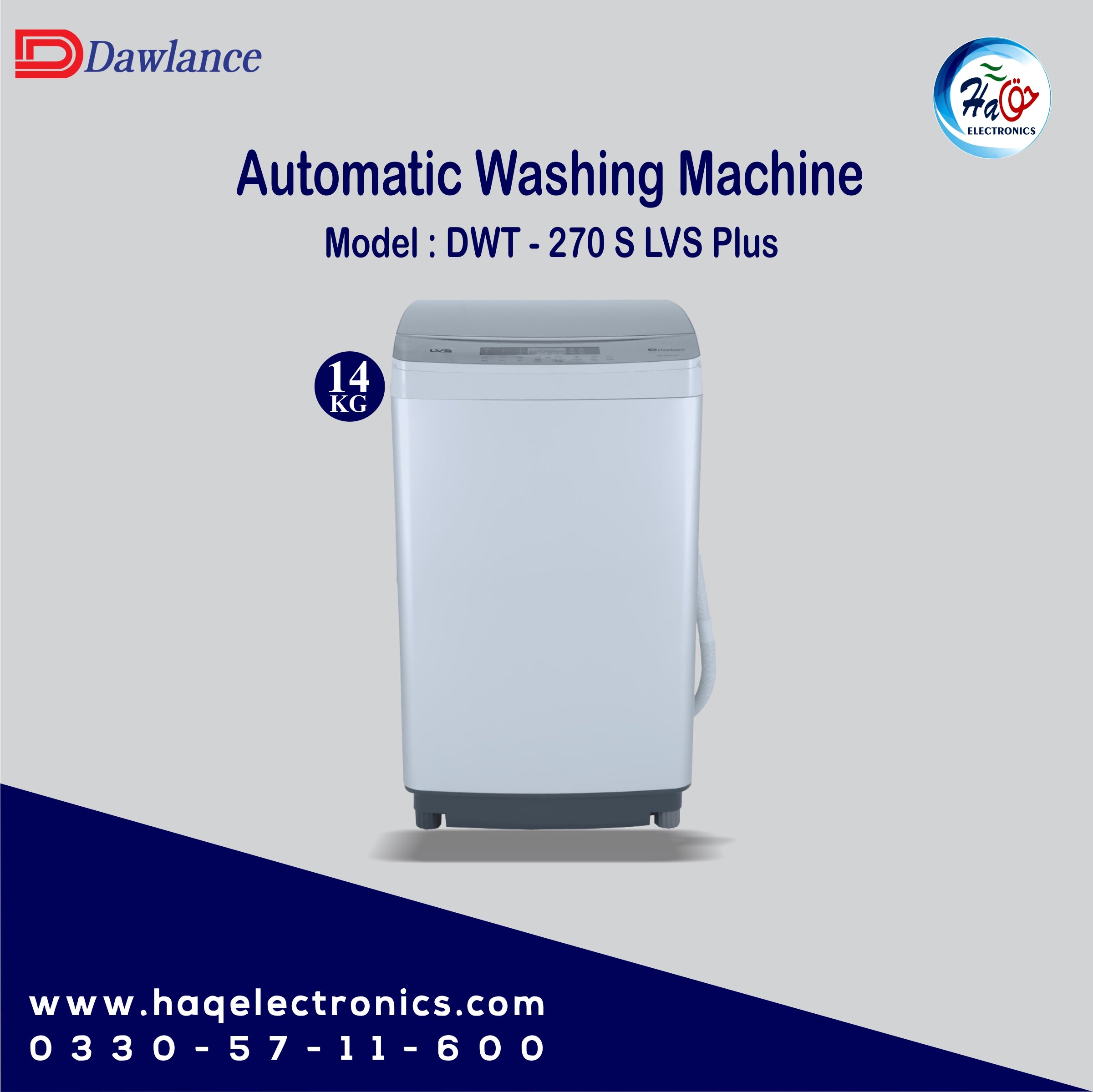 Dawlance automatic washing machine DWT 270 S LVS+