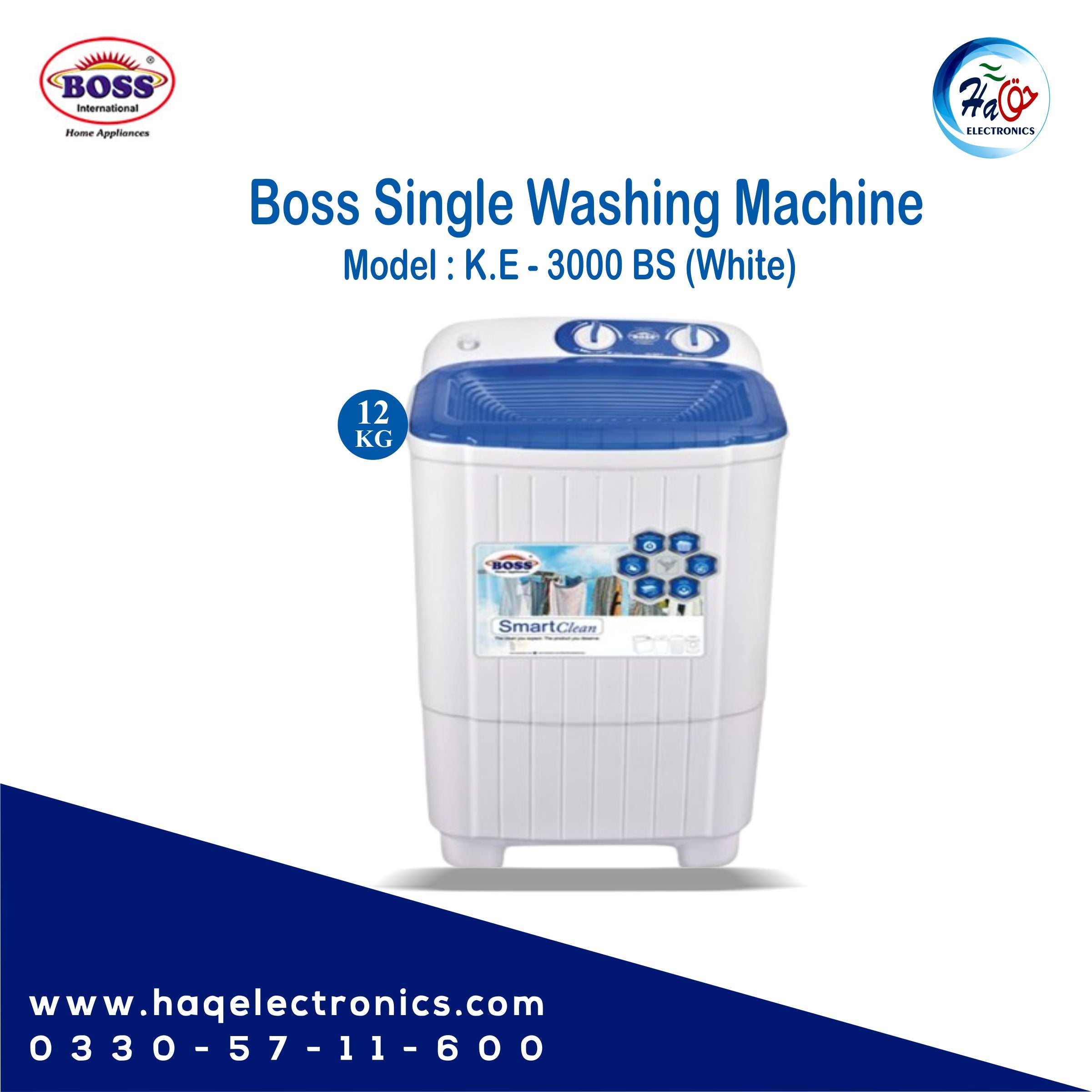 Boss washing machine K.E 3000 White