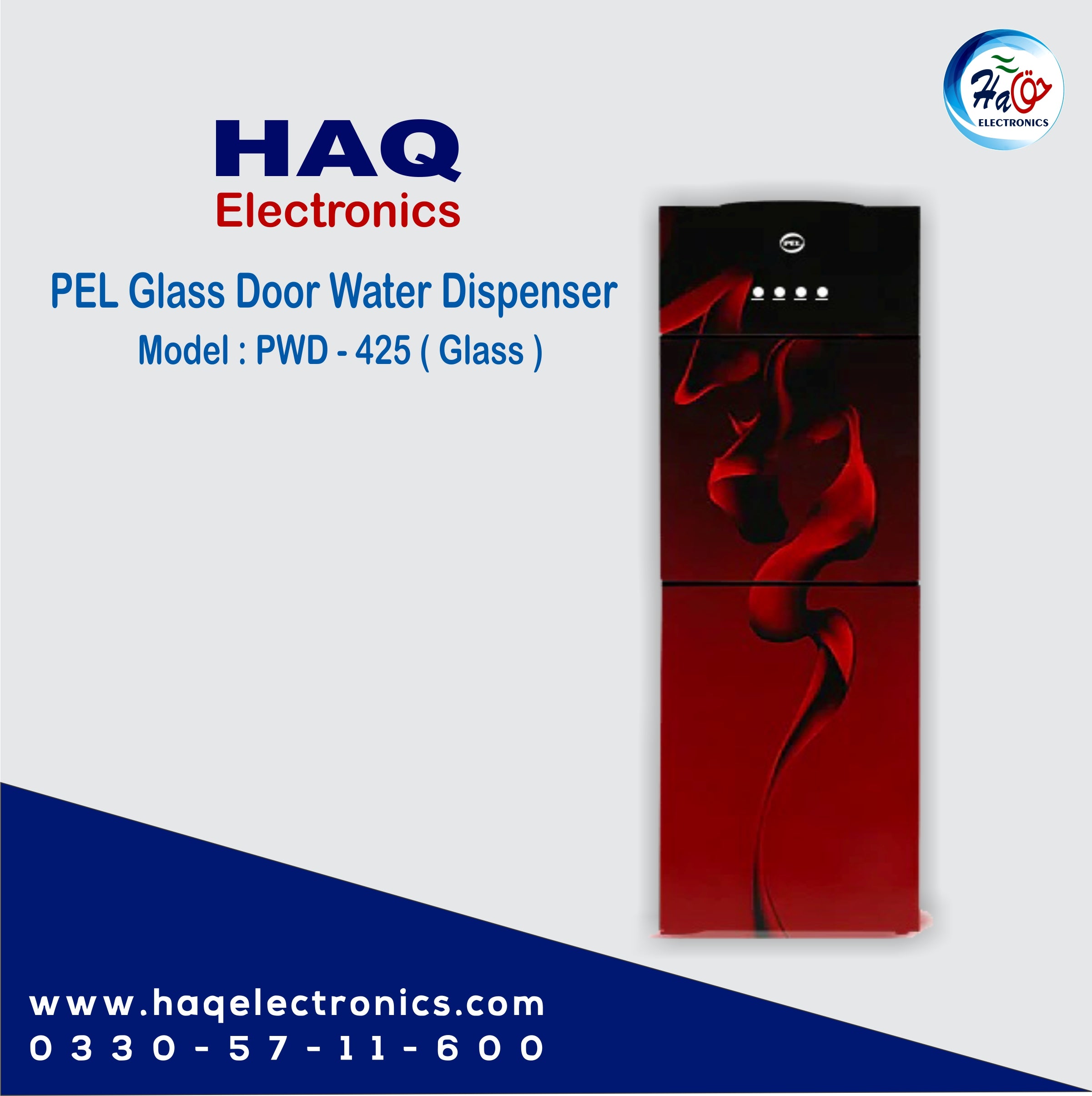 PEL Water Dispenser PWD-425 Flat Glass