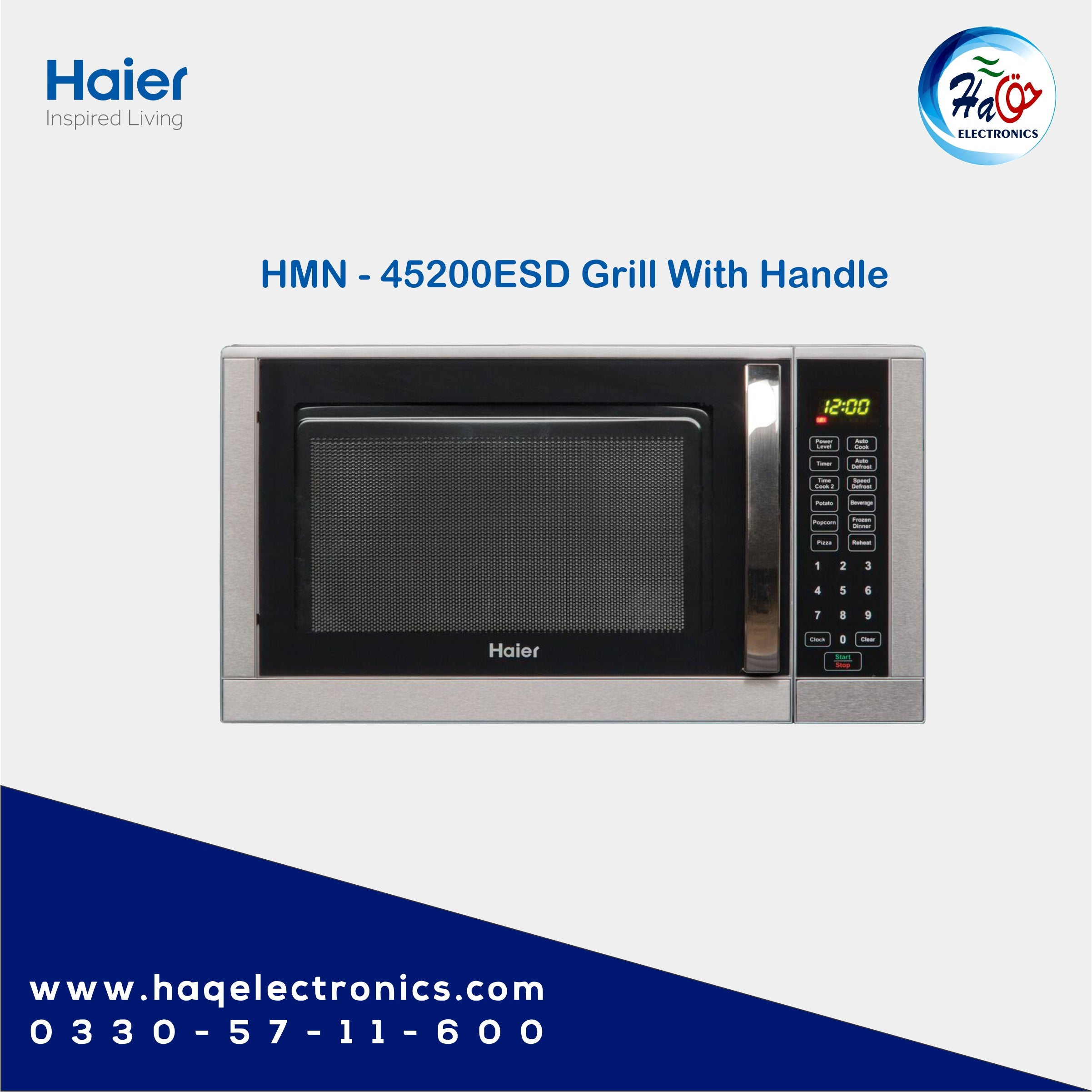 Haier Microwave Oven HMN-45200ESD (Grill/Cooking)