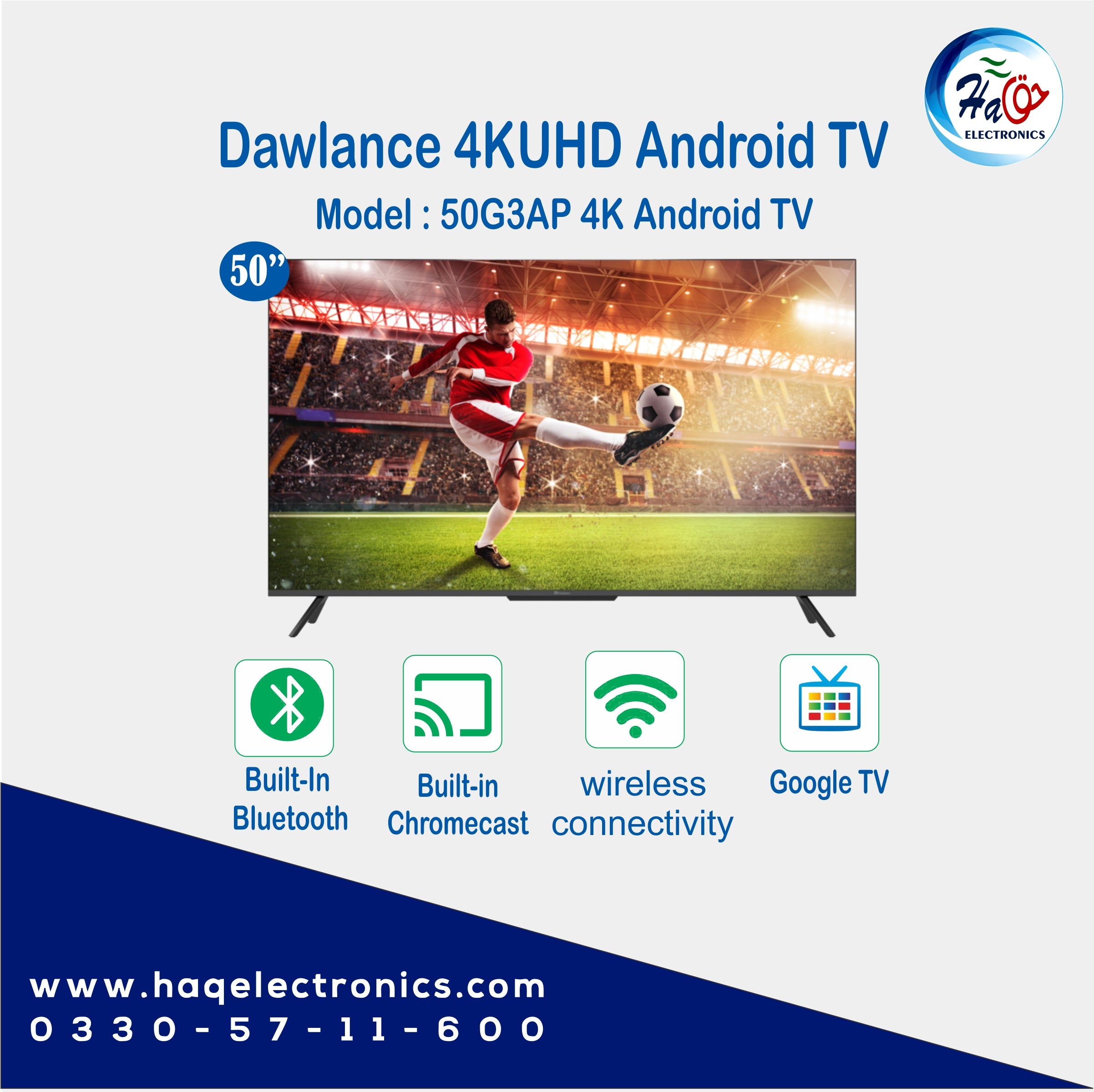 Dawlance led tv 50G3AP 50 Inche 4K UHD Android