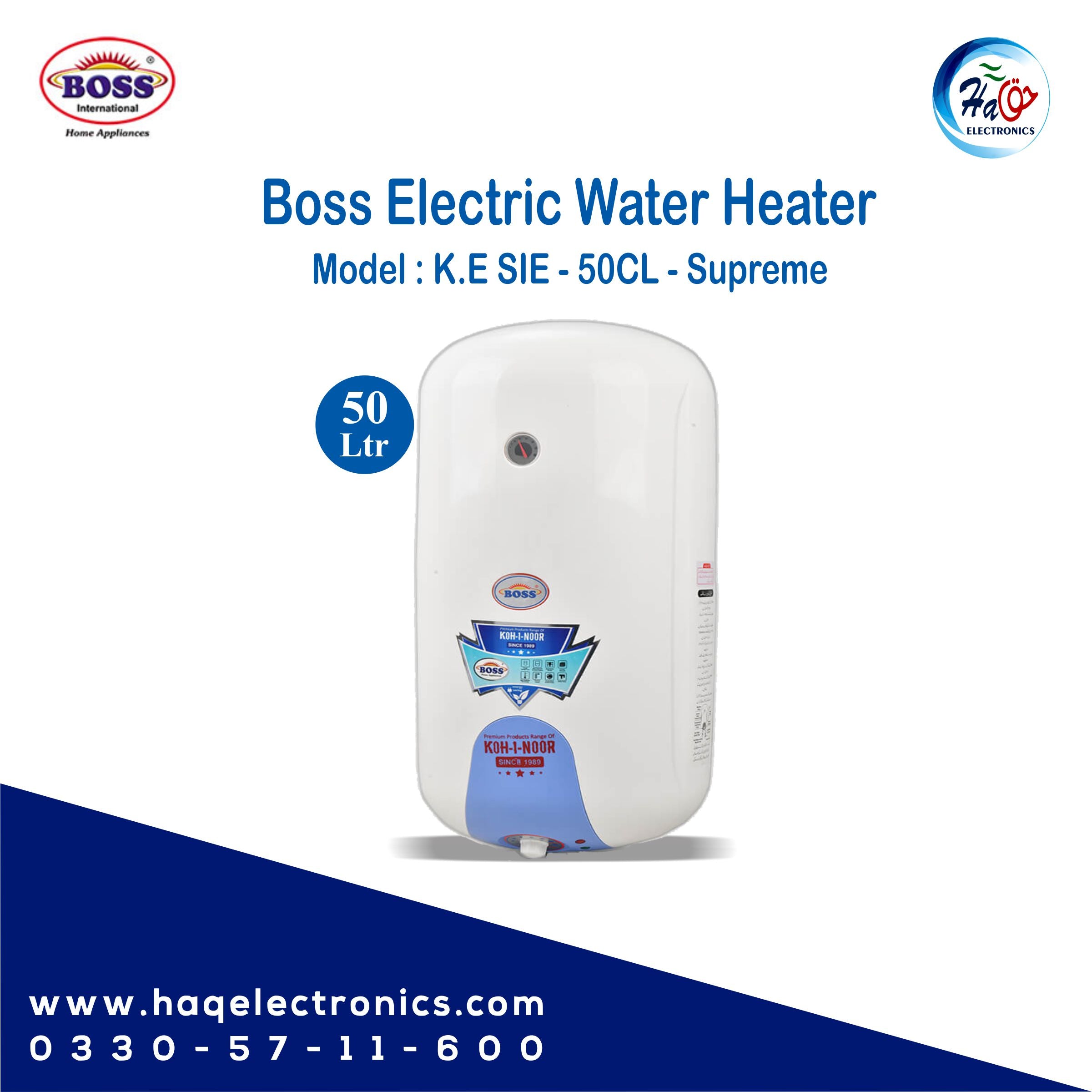Boss electric geyser KE-SIE50CL Supreme