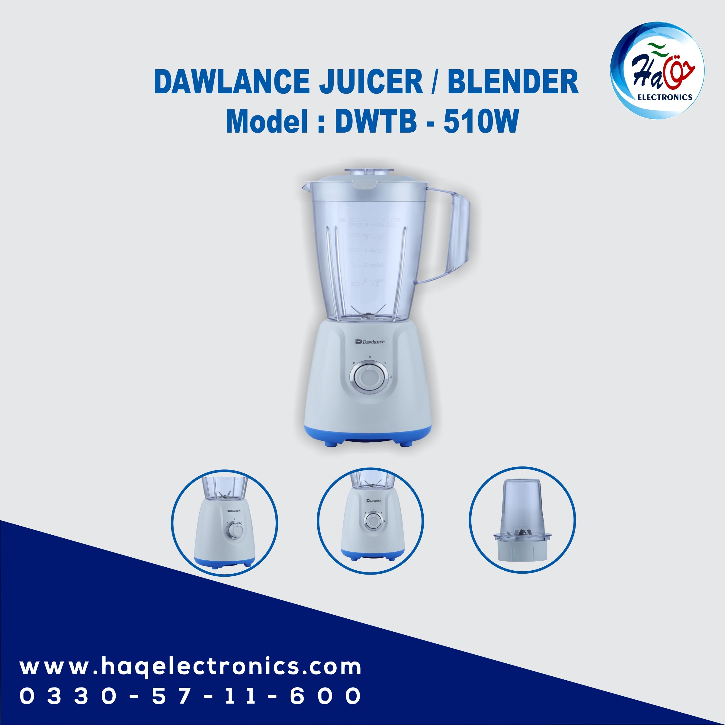 Dawlance Juicer/Blender DWTB-510 W