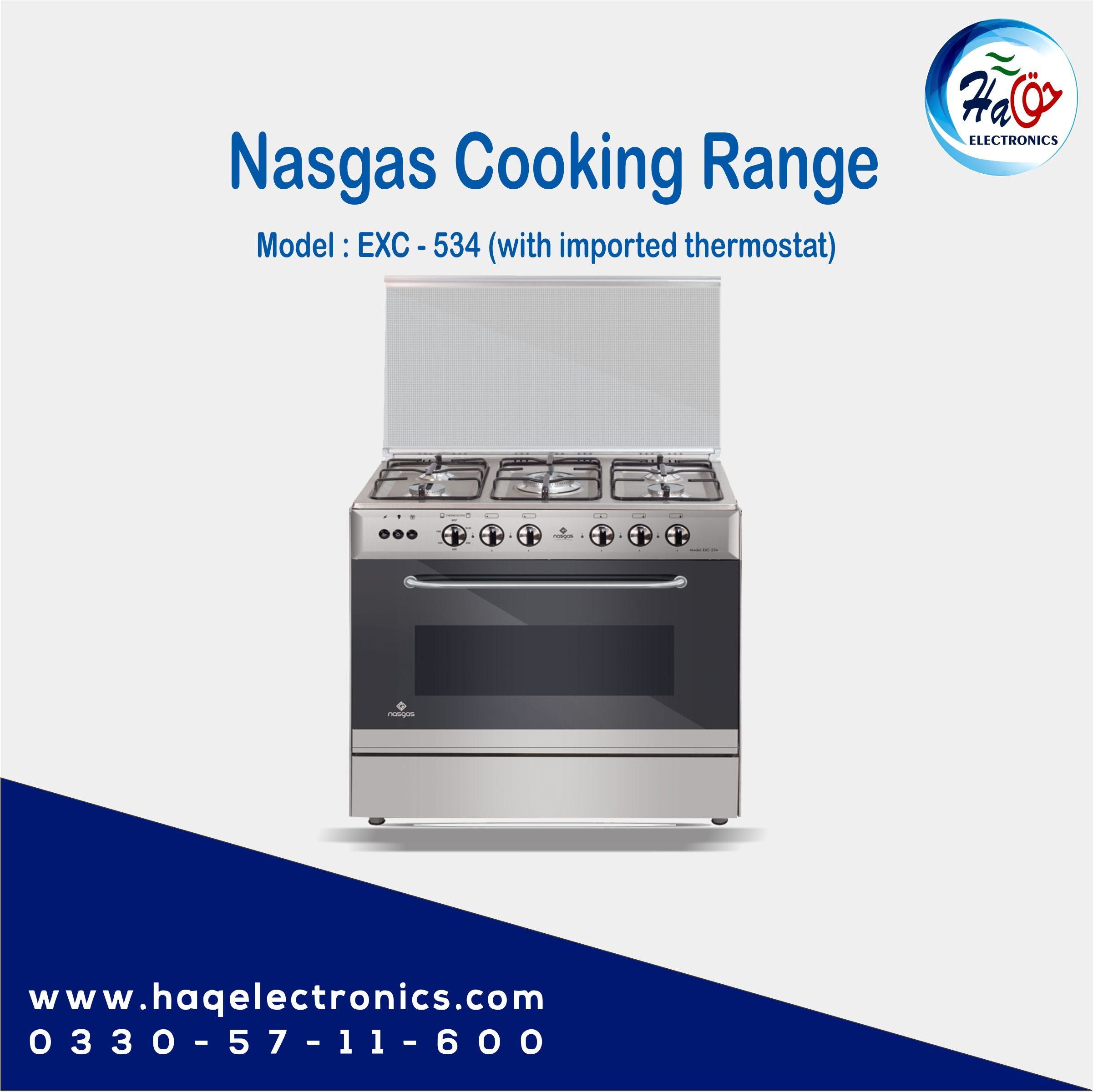 Nasgas cooking range  EXC-534