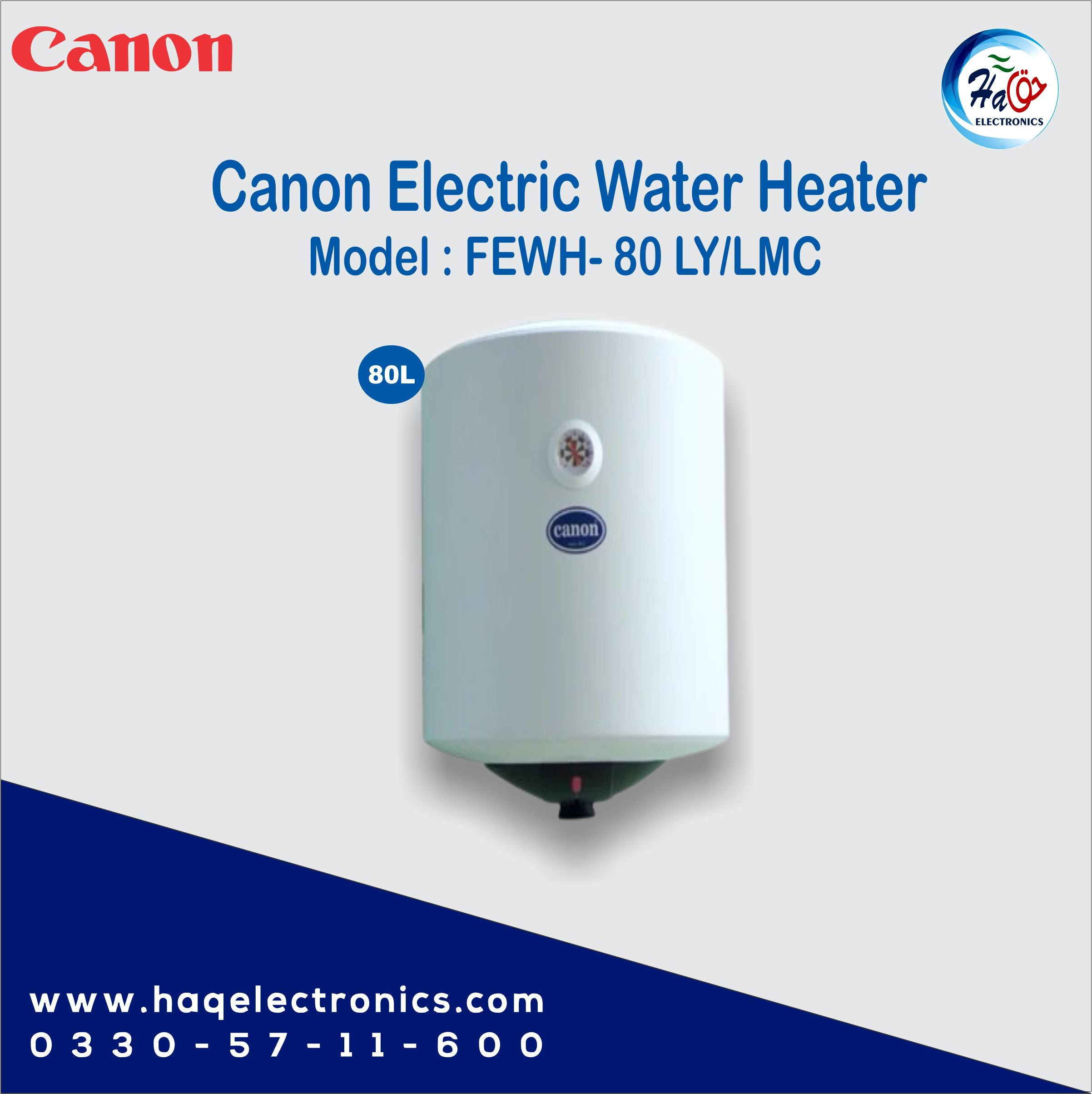 Canon electric geyser FEWH-80 LY/LCM