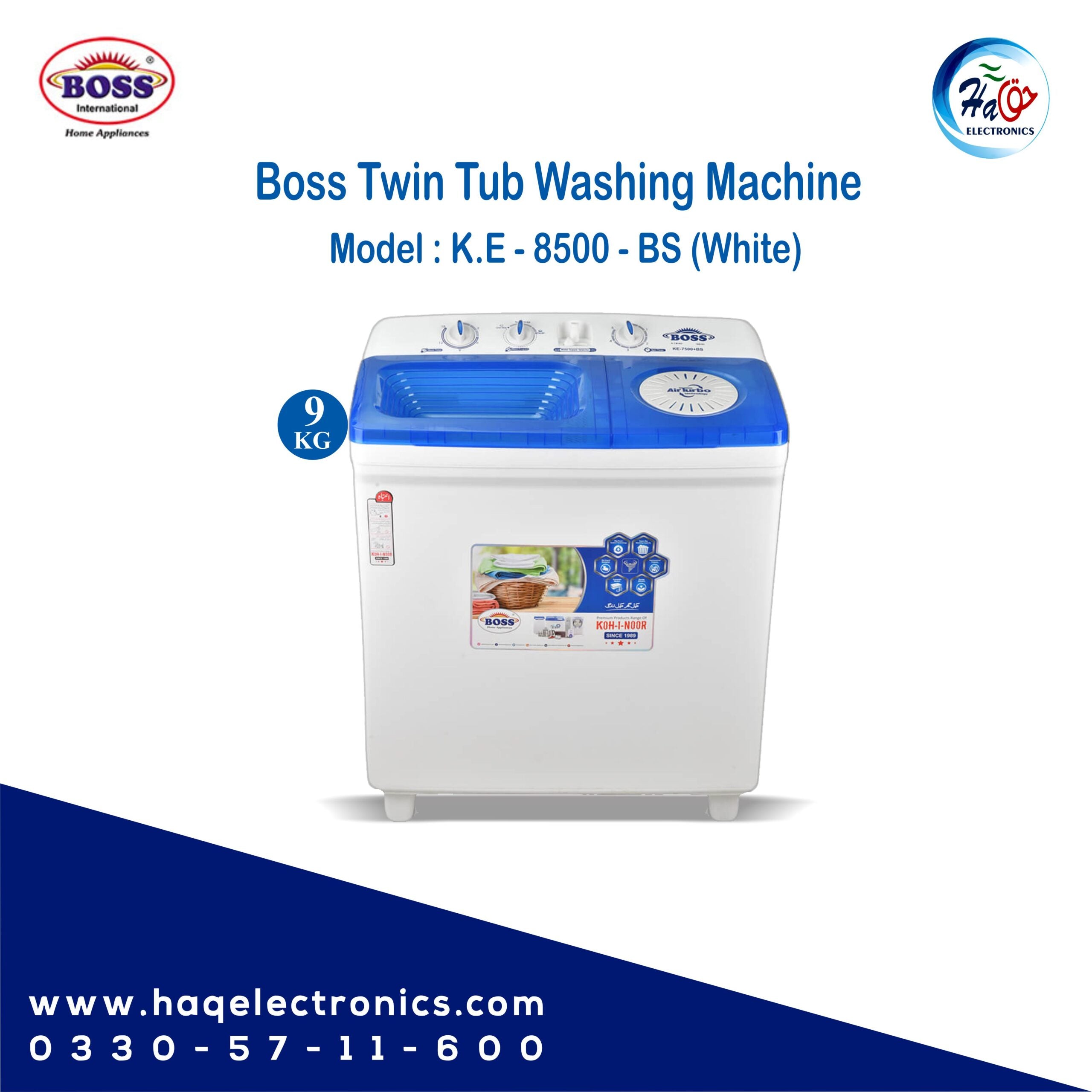 Boss washing machine KE-8500-BS White