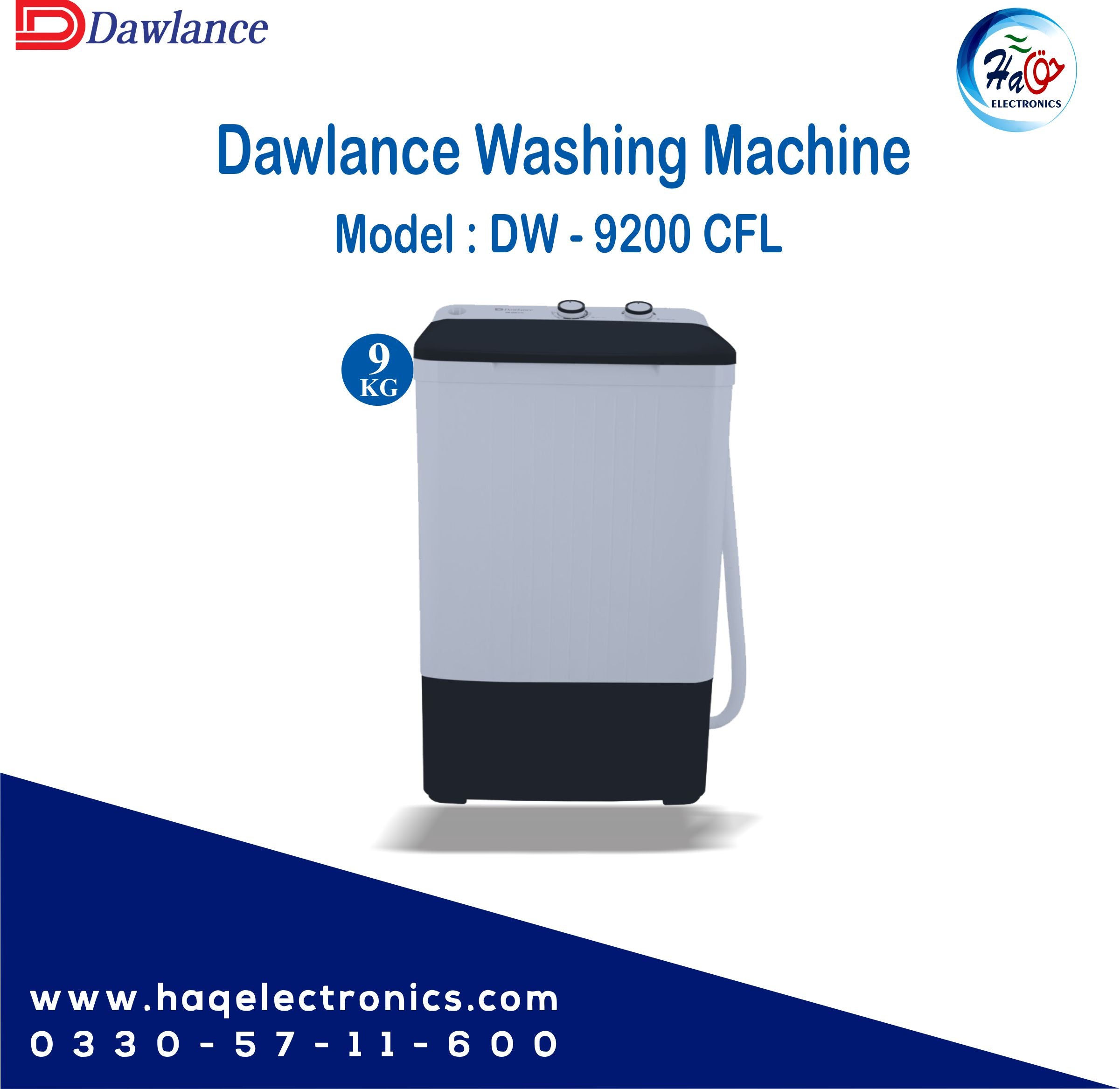 Dawlance washing machine DW 9200 CFL