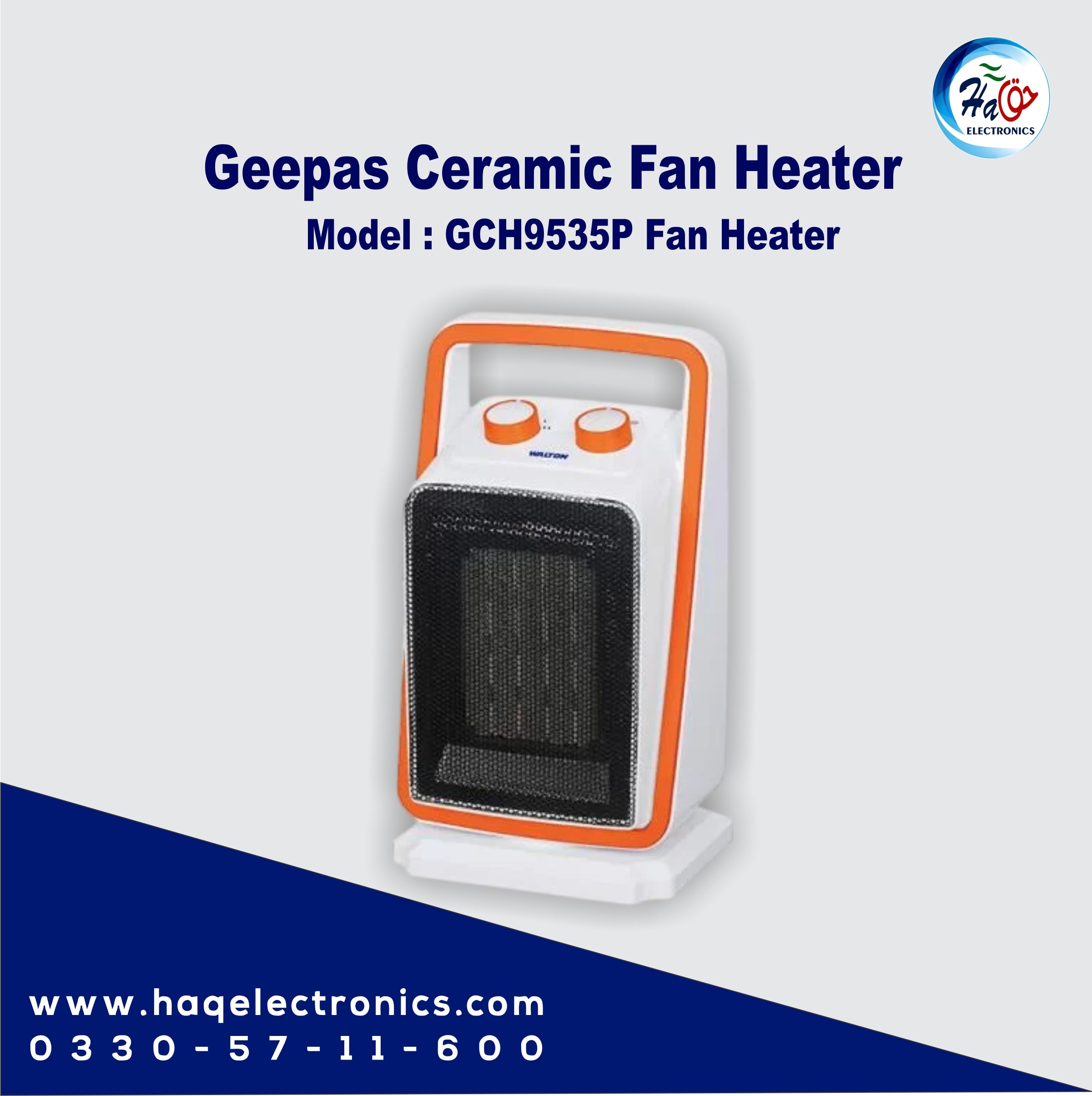 Geepas Ceramic Fan Heater GCH 9535P