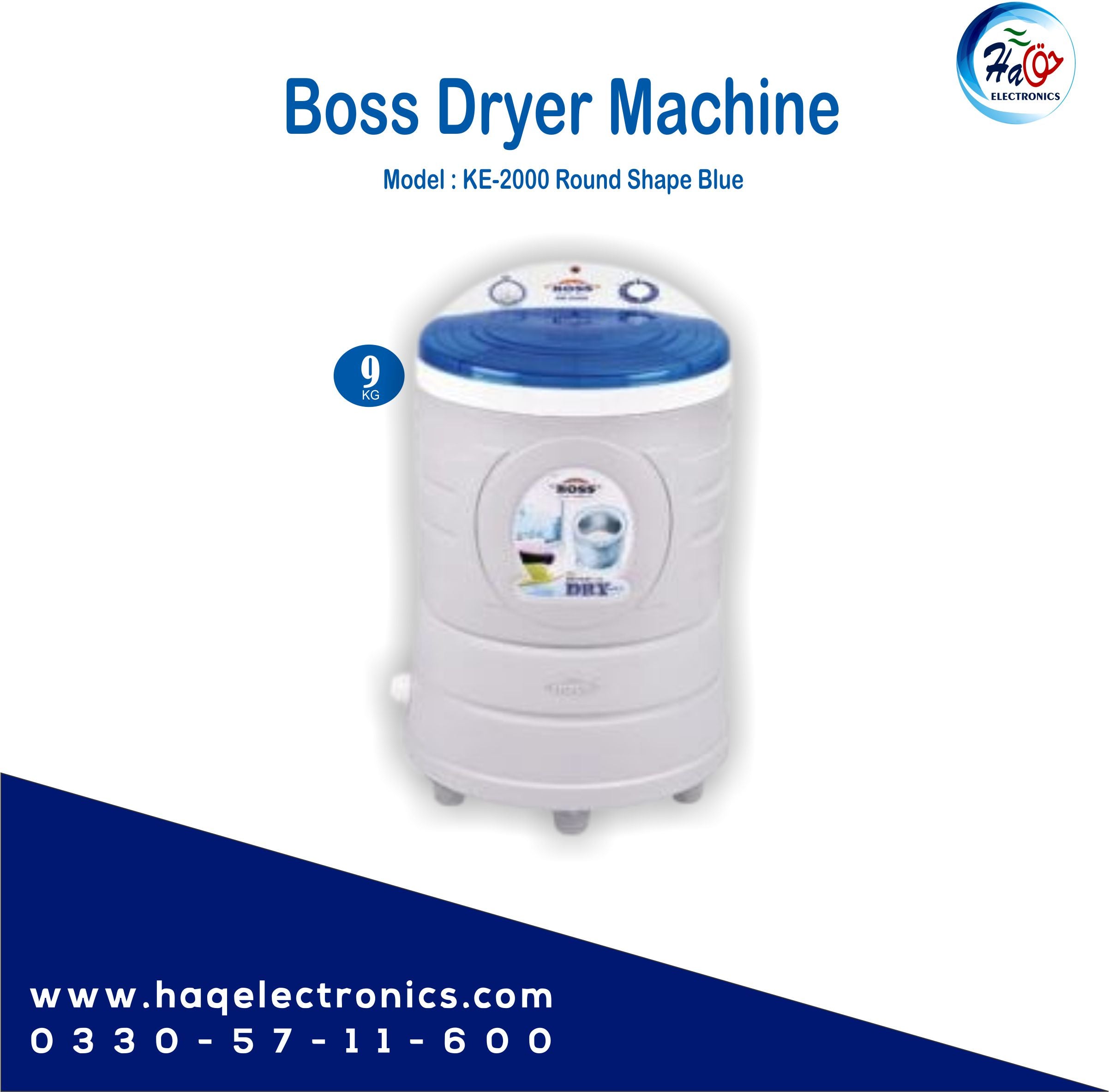 Boss Round Shape Dryer KE-2000