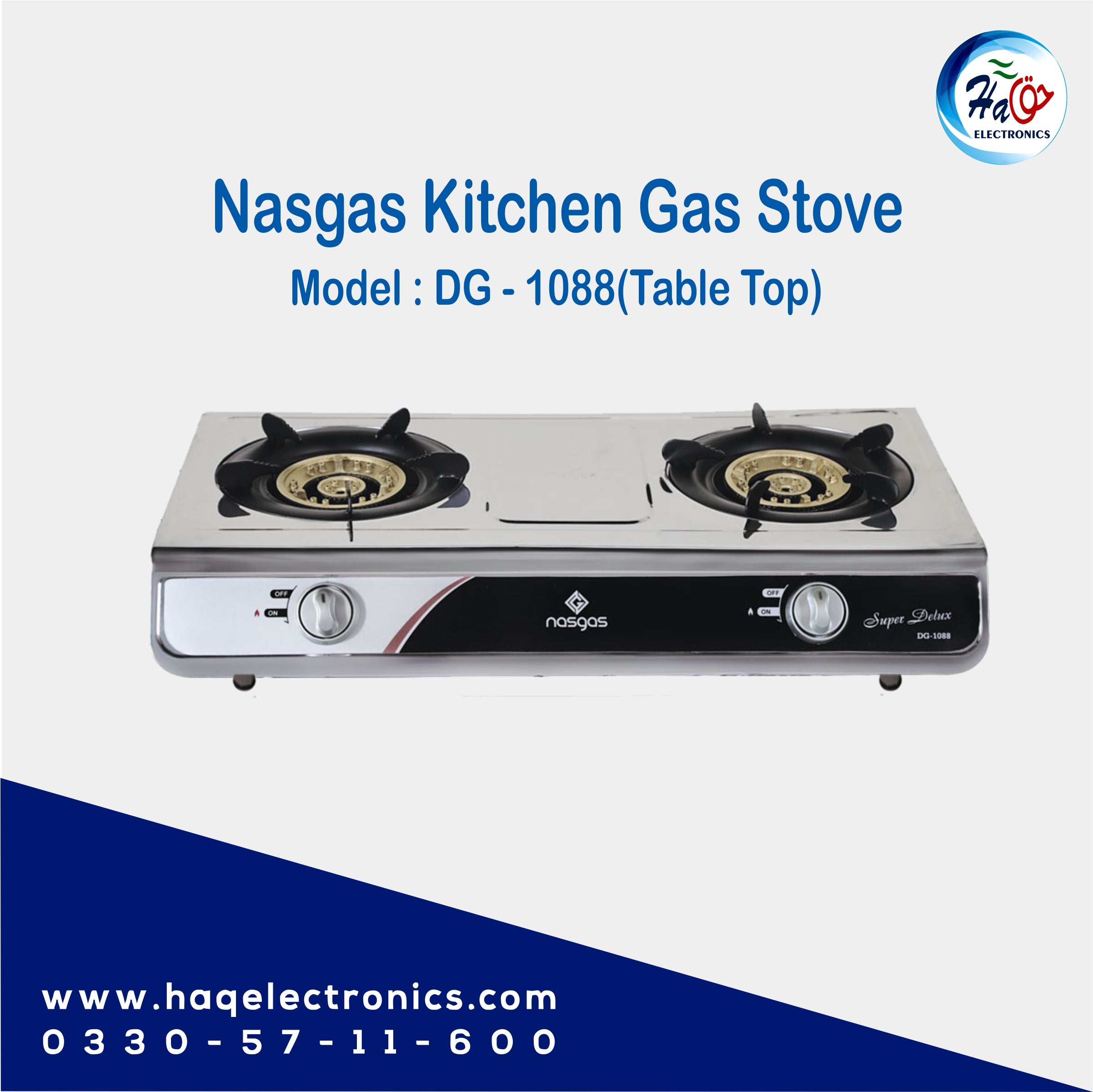 Nasgas DG-1088 Gas Stove  (Super Deluxe)