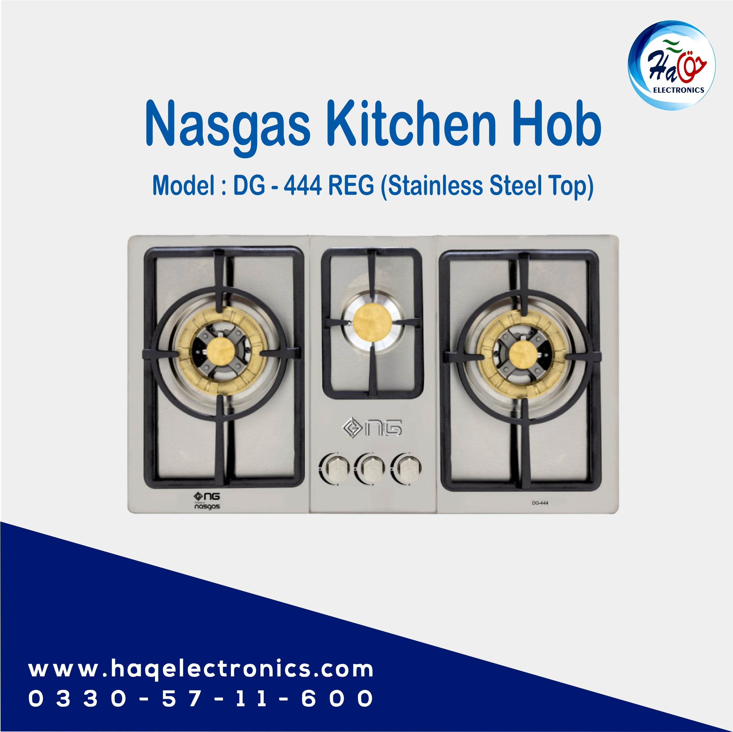 Nasgas Kitchen Hob DG-444 Regular