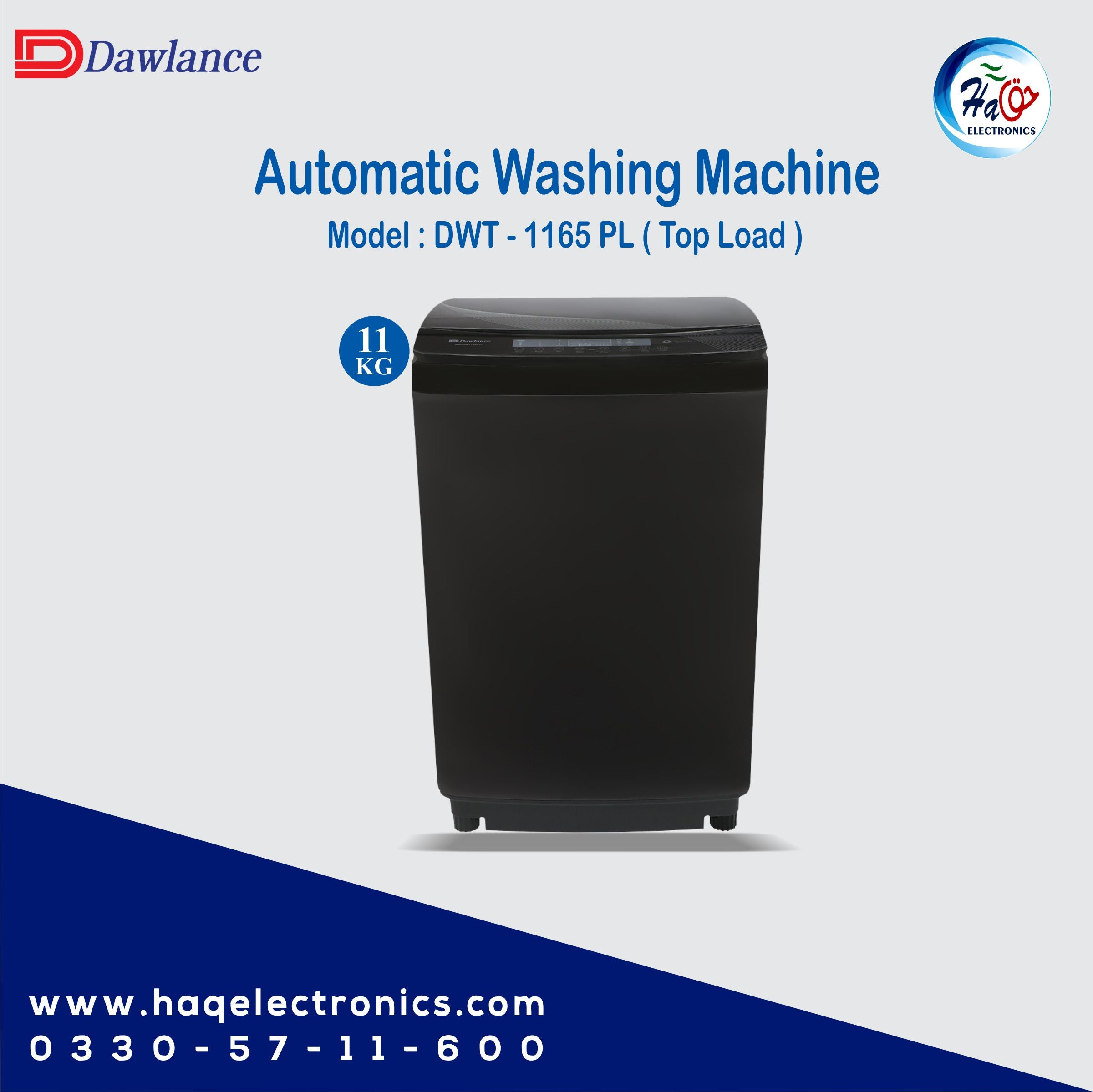 Dawlance Automatic Washing Machine DWT-1165 PL 11Kg