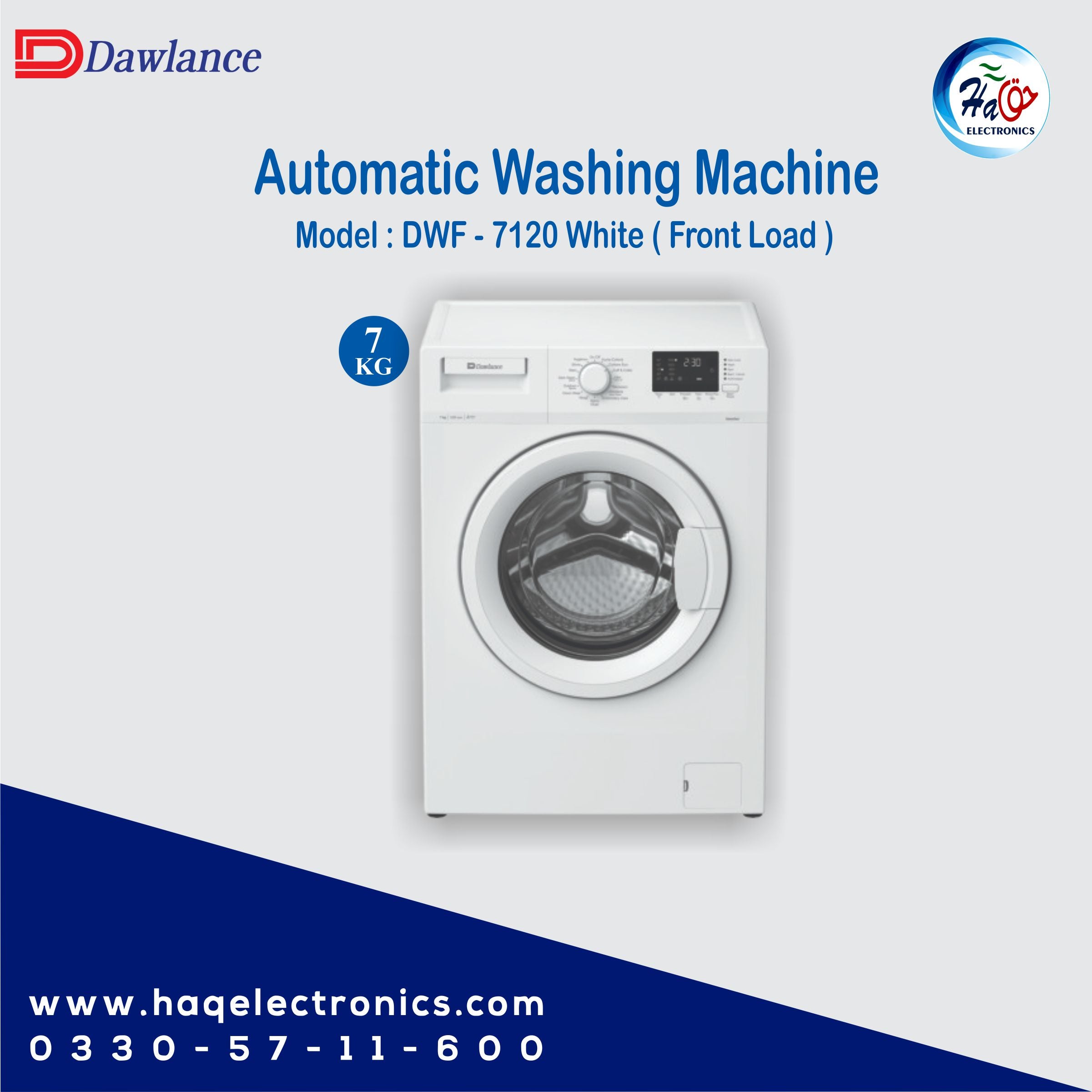 Dawlance Automatic Washing Machine DWF-7120 Gr Inverter