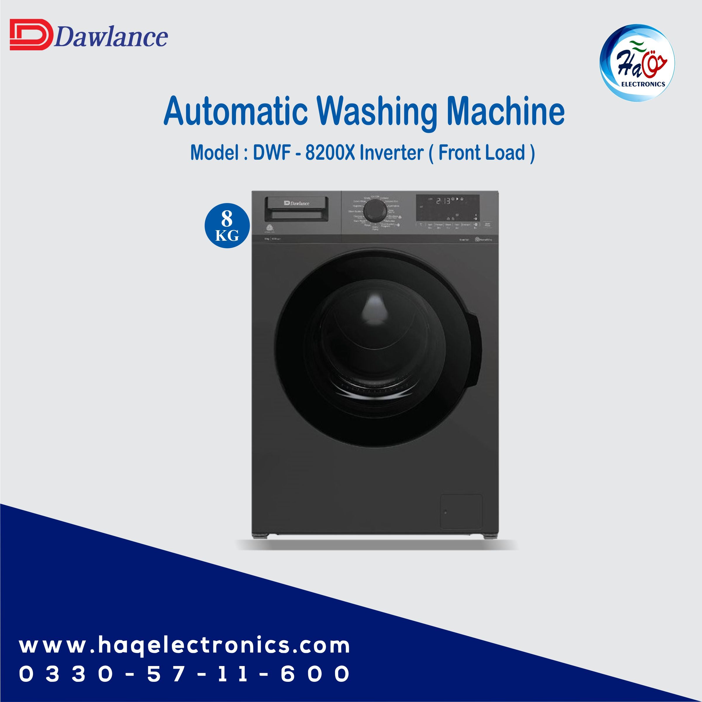Dawlance DWF-8200X Inverter Automatic Washing Machine