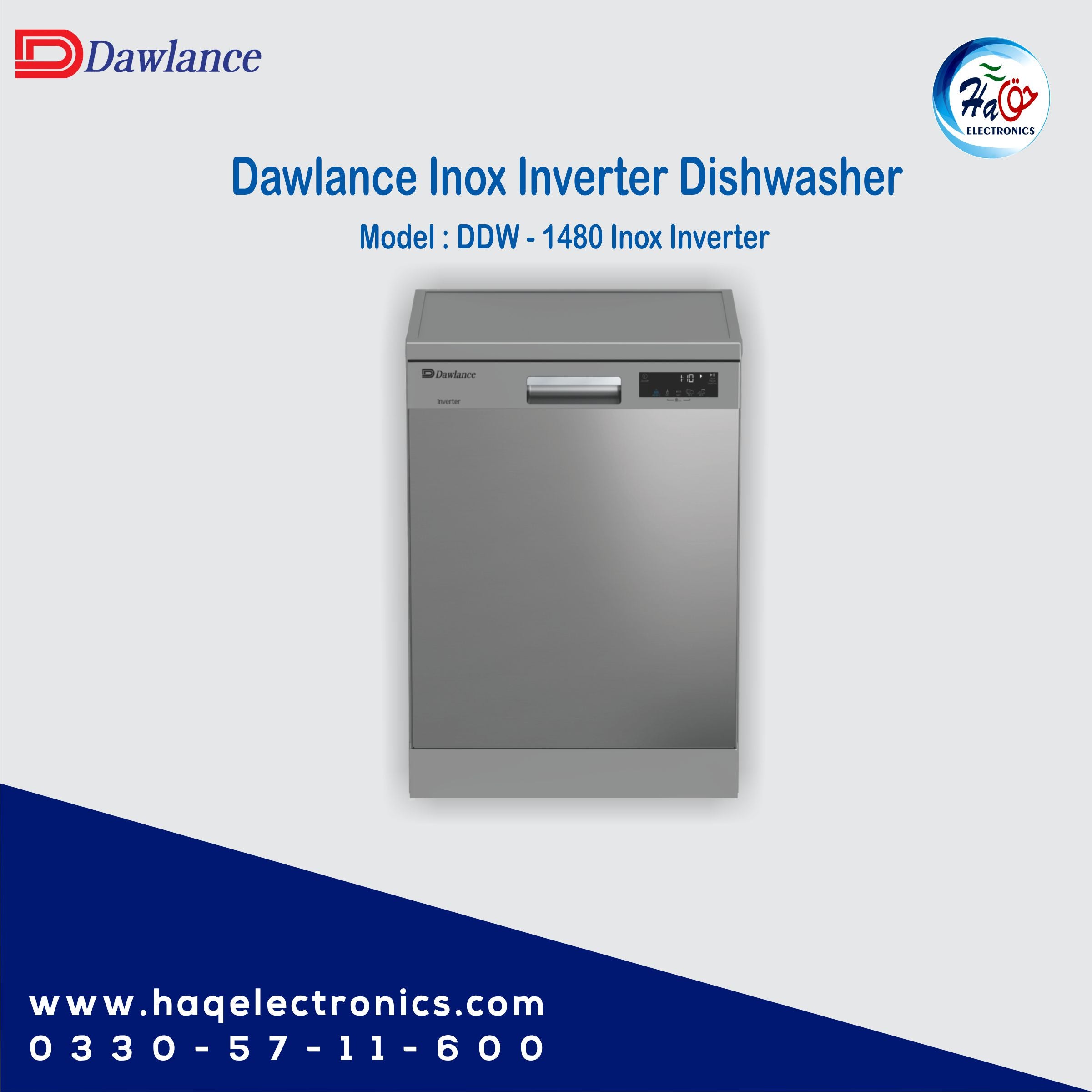 Dawlance Dishwasher DDW 1480 Inox Inverter