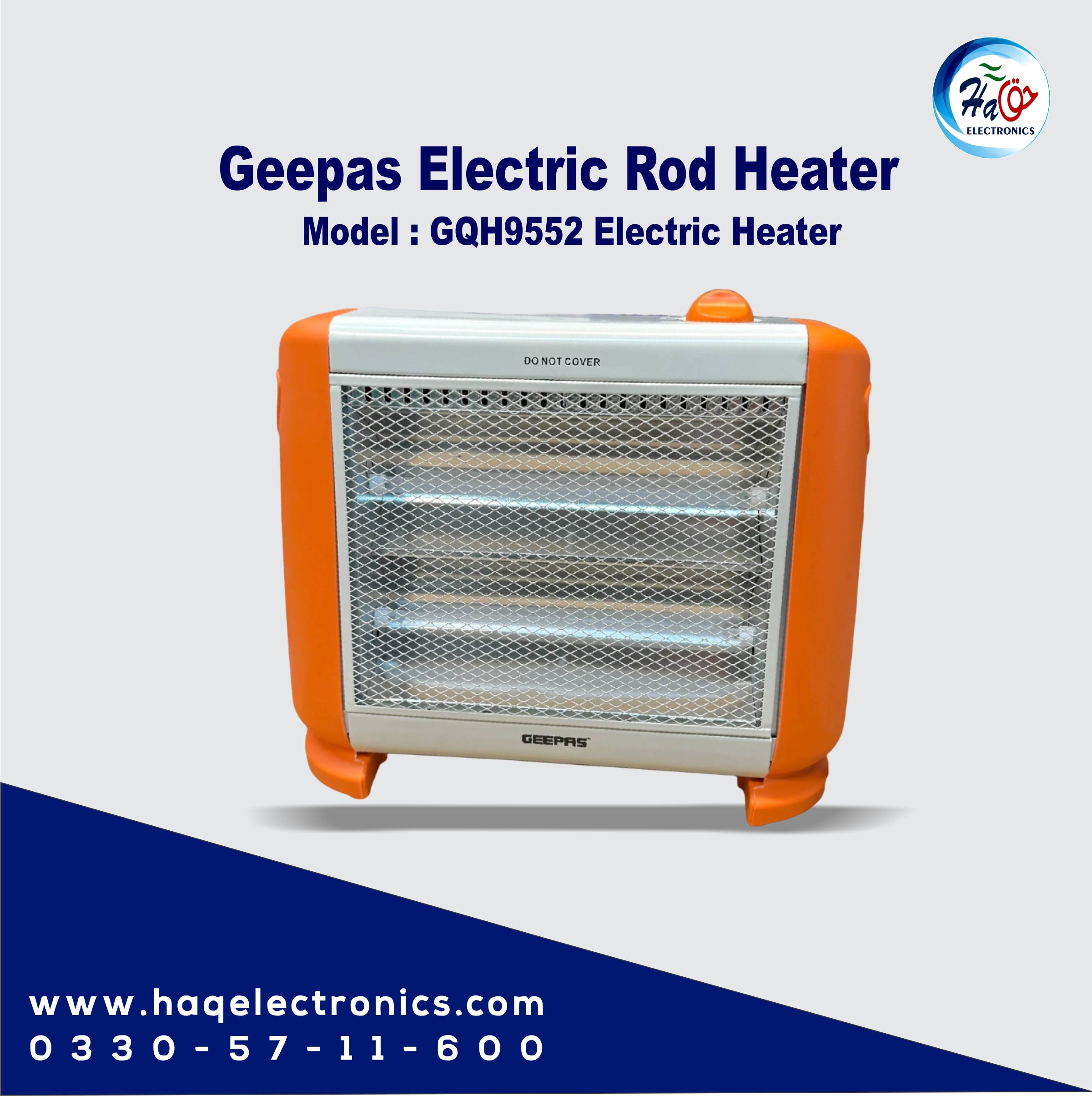 Geepas Electric Halogen Heater GHH-9552