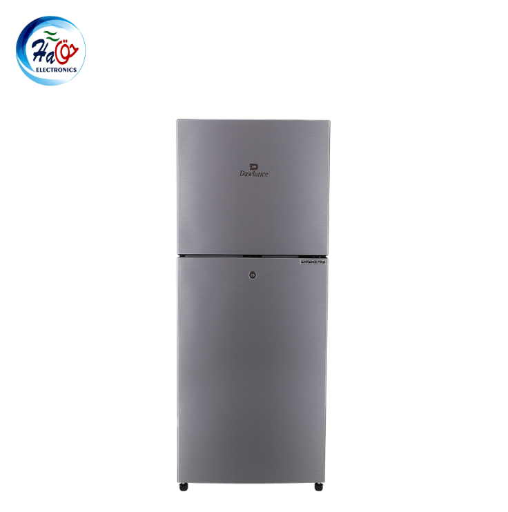 Dawlance REF 9160LF Chrome Pro double door refrigerator energy efficient chrome fridge