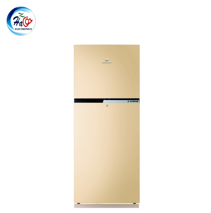 Dawlance REF 9173 E Chrome double door refrigerator premium finish energy efficient fridge