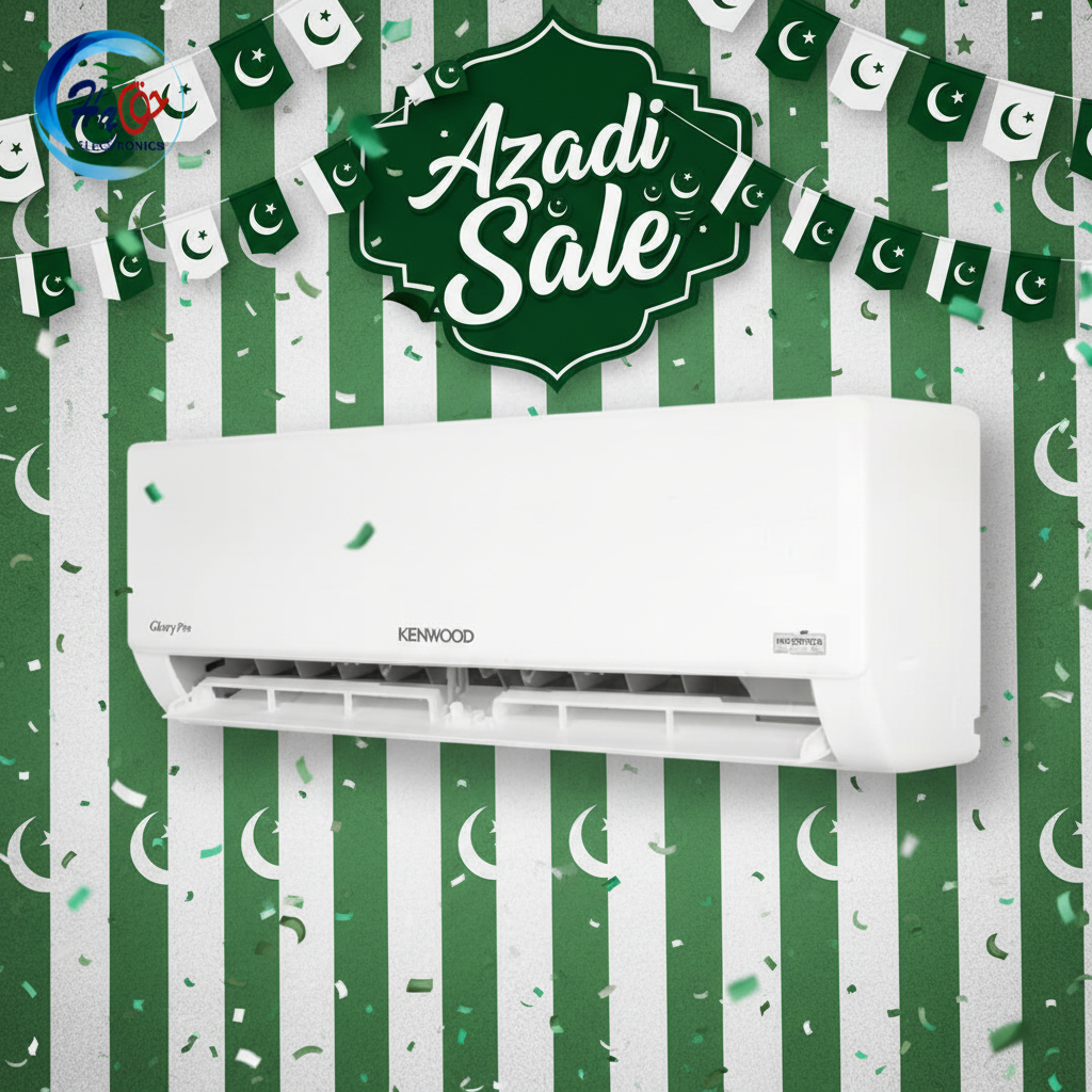Kenwood Split AC KGP-18C01S Glory Pro 1.5 Ton T3 DC inverter air conditioner heat and cool energy saving turbo cooling wall mounted AC Pakistan
