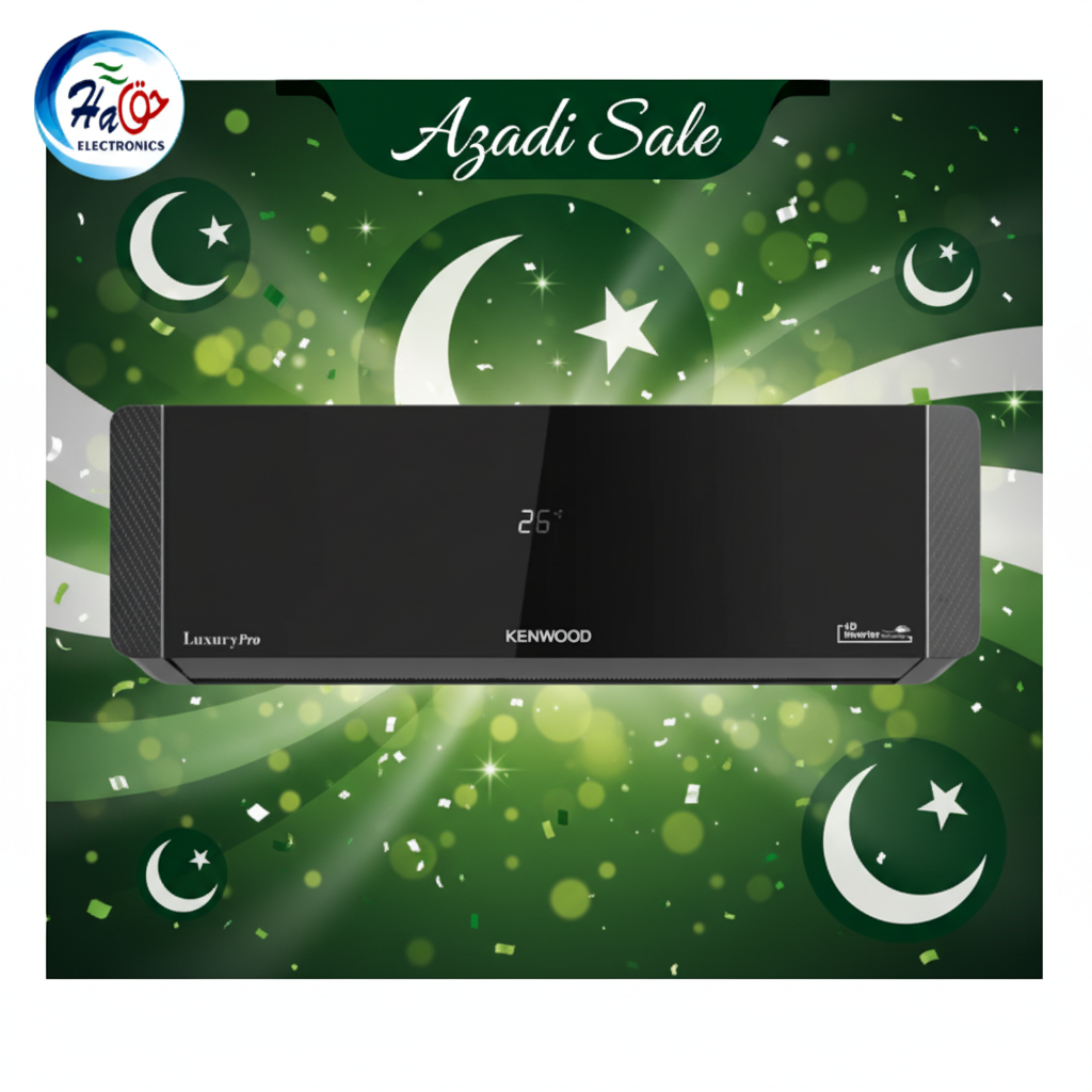 Kenwood Split AC KEL-1270S E-Luxury Pro 1 Ton T3 full DC inverter air conditioner heat and cool WiFi smart energy saving wall mounted AC Pakistan