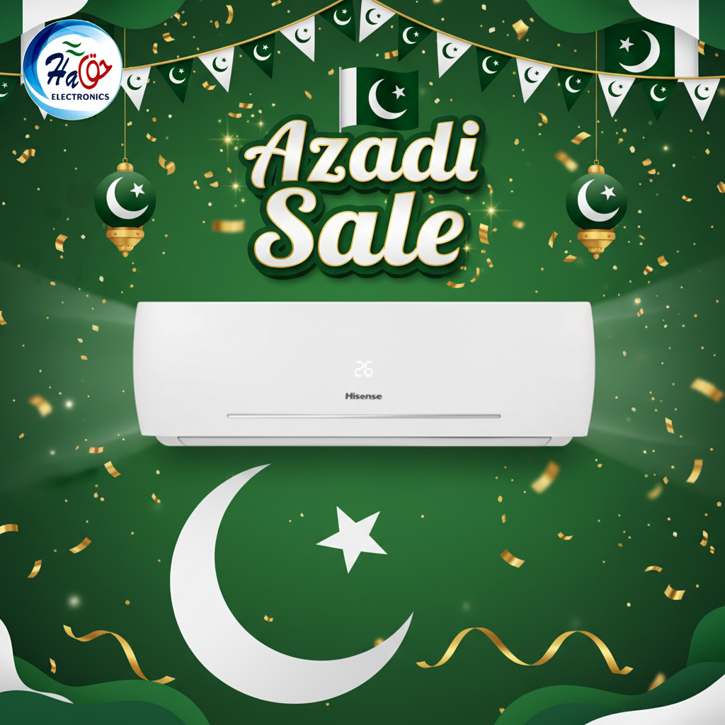 HISENSE SPLIT AC 18DC60HCT3 – 1.5 Ton T3 DC Inverter Energy Efficient Smart Air Conditioner