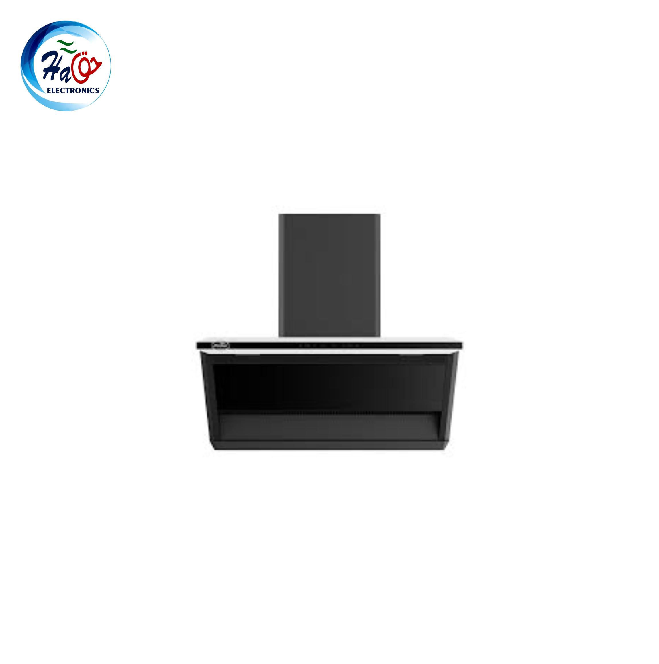 FISCHER HOOD FKH T90-03IN T-shape kitchen chimney hood with gesture controls, BLDC copper motor, and stainless steel body design