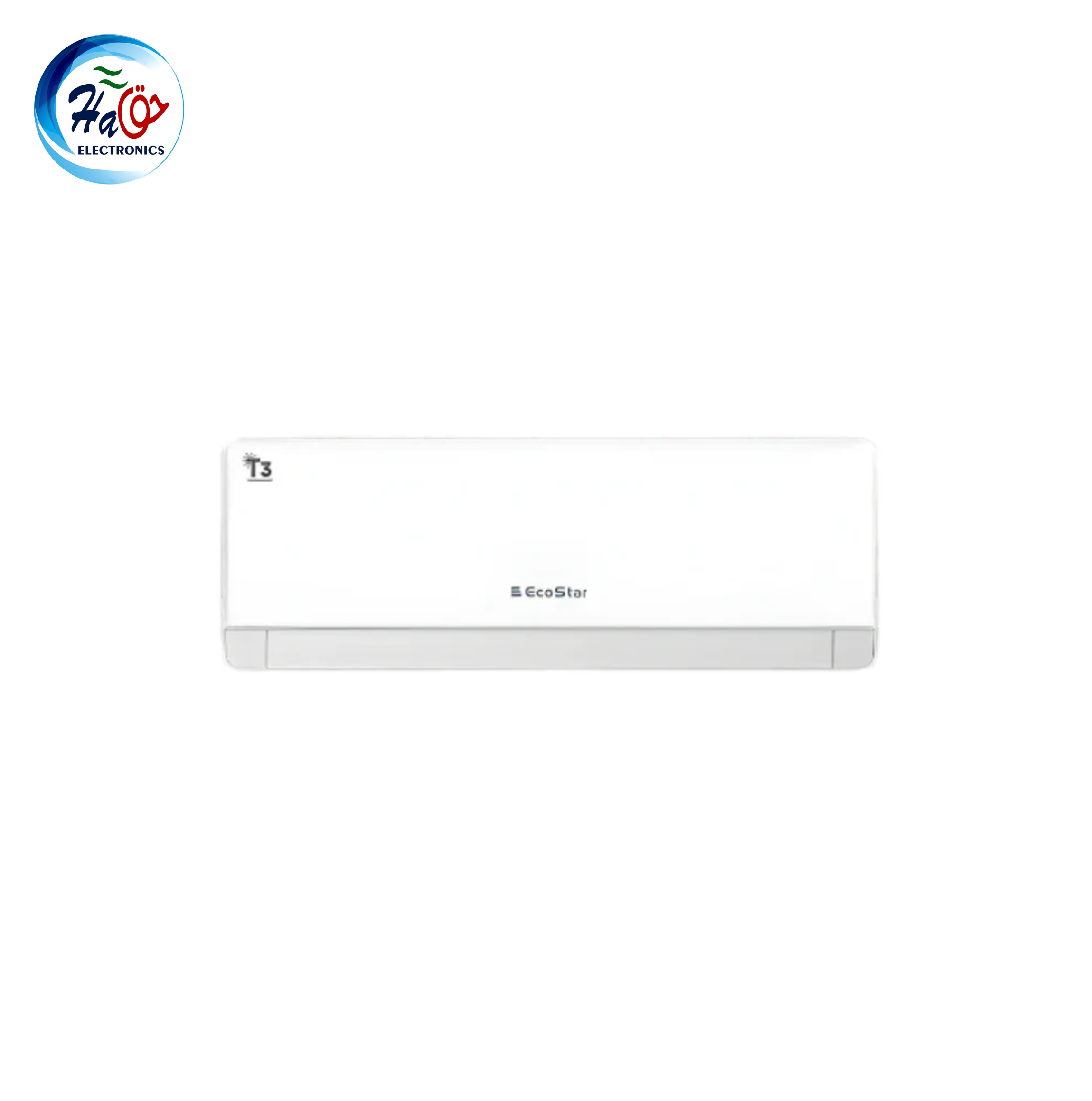 EcoStar Split AC ES-18AR02WT3 White 1.5 Ton T3 inverter air conditioner energy efficient cooling system wall mounted smart air conditioner for home and office use