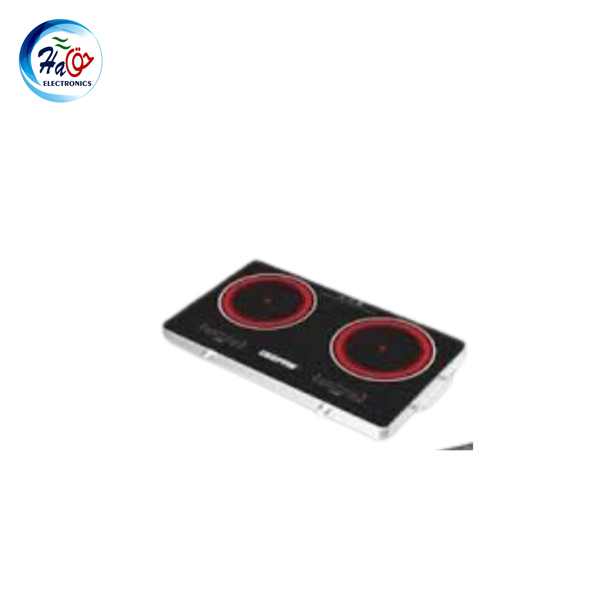 GEEPAS INFRARED COOKER 6133 double burner digital infrared hot plate with touch controls and LED display
