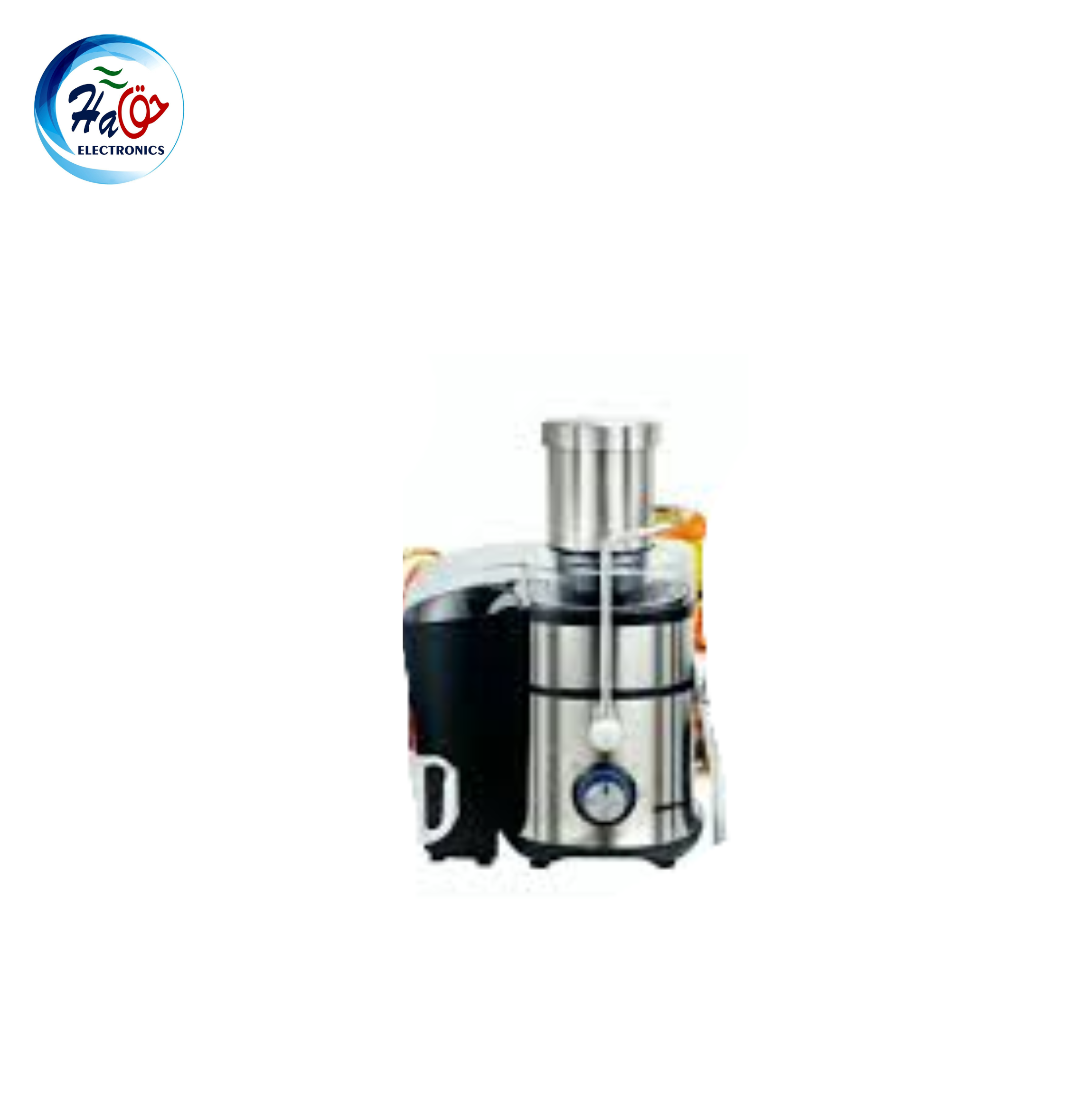 GEEPAS JUICER GSB 5490 multifunction juicer blender with stainless steel body, wide feeding chute, and glass blender jar