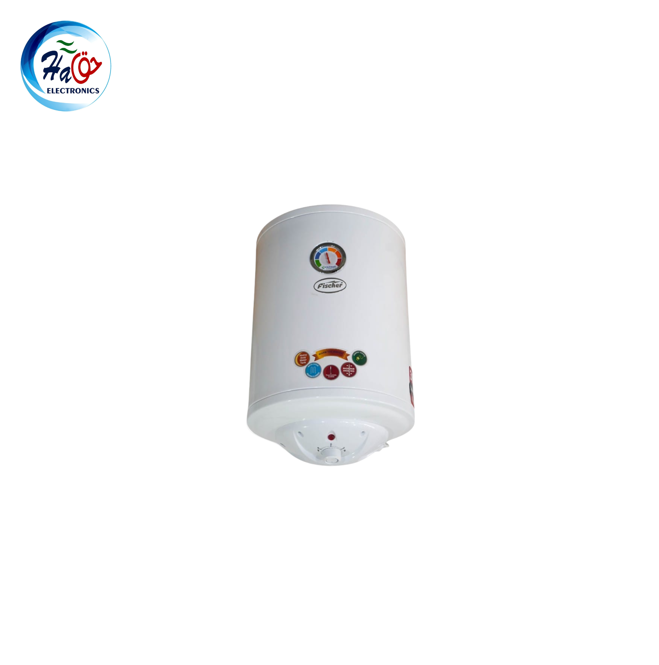 FISCHER ELECTRIC GEYSER FWEH I50L wall mounted instant cum storage electric water heater with insulated tank and adjustable wattage control