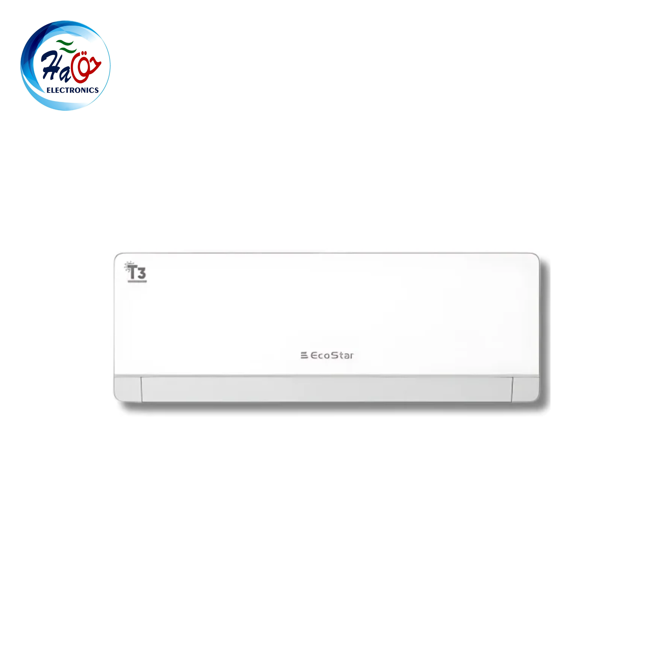 EcoStar Split AC ES-12AR02WT3 White 1 Ton T3 inverter air conditioner energy efficient cooling system wall mounted smart air conditioner for home and office use