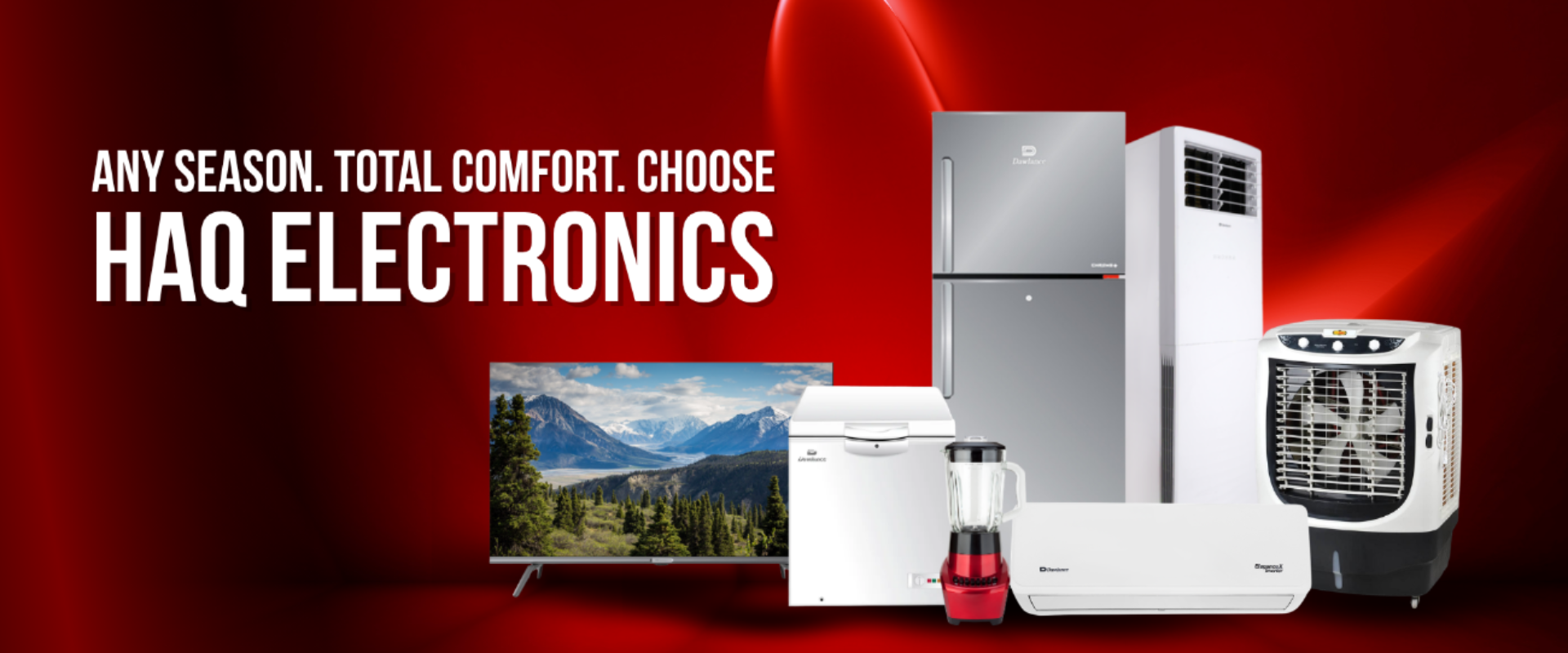 Haq Electronics Hero banner Desktop Version