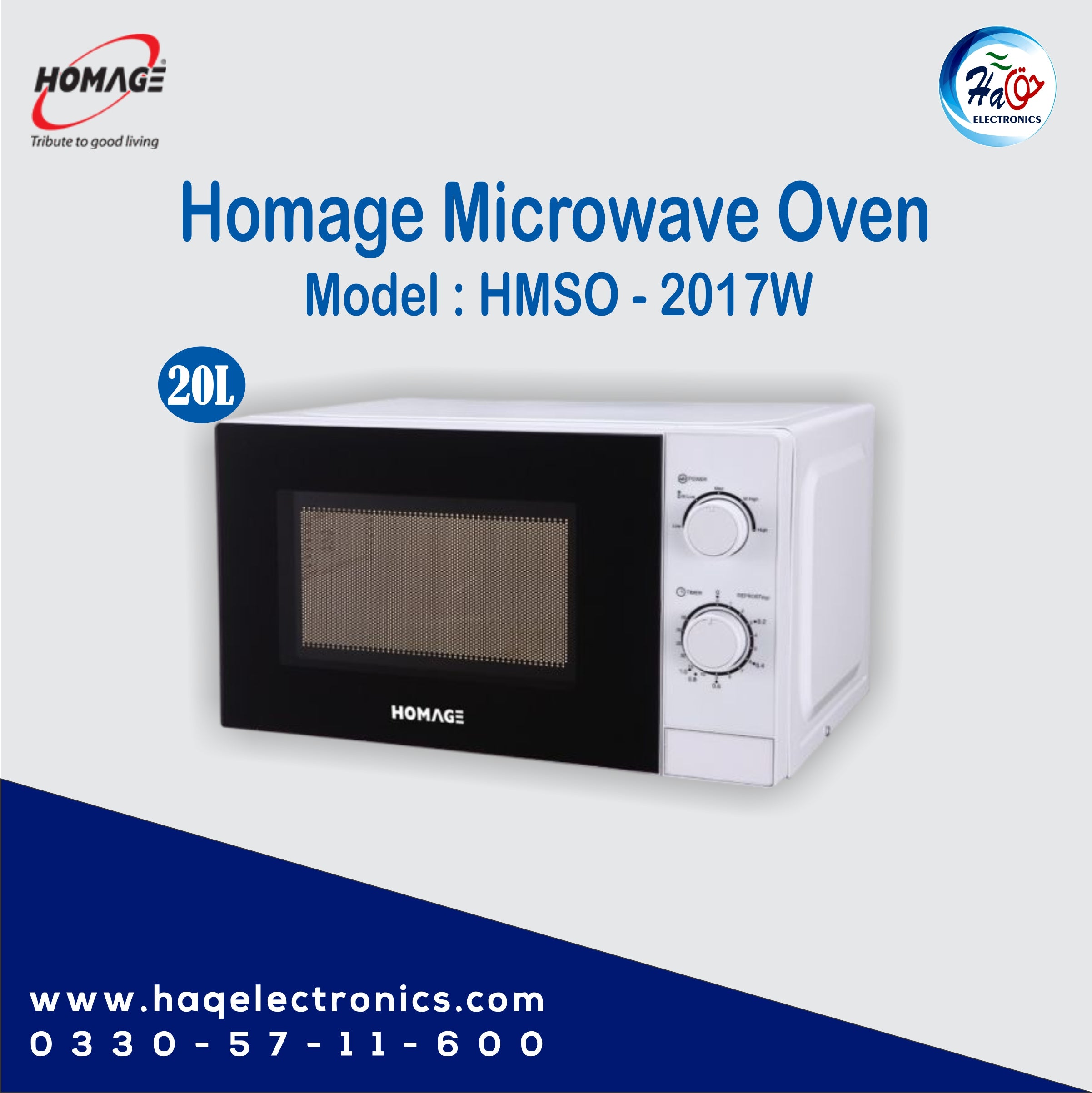 Homage HMSO-2017W Microwave Oven