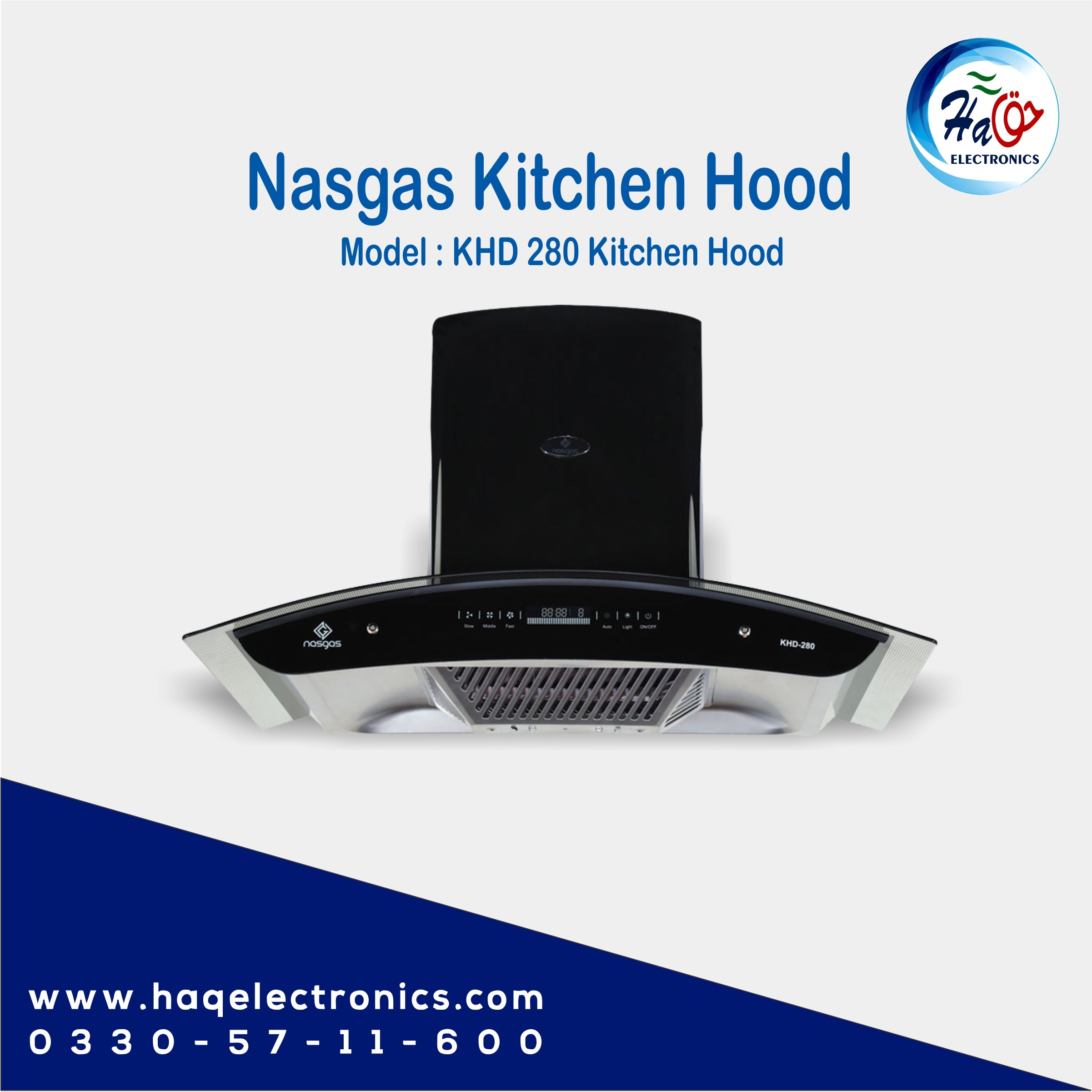Nasgas kitchen hood KHD-280