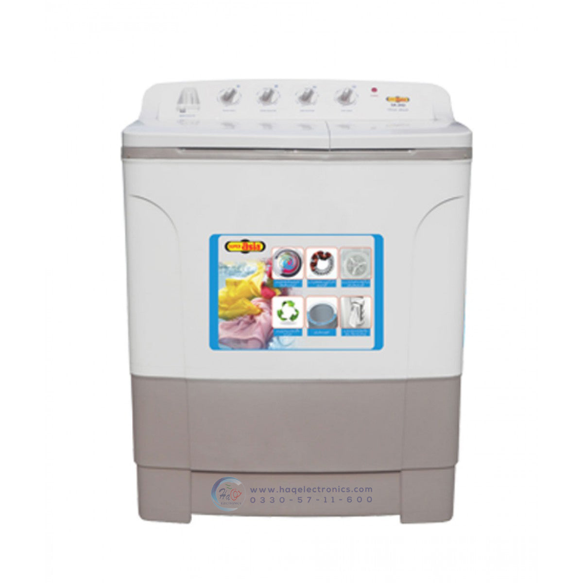 Super Asia Washing Machine 8Kg SA-242 (Clean Wash)
