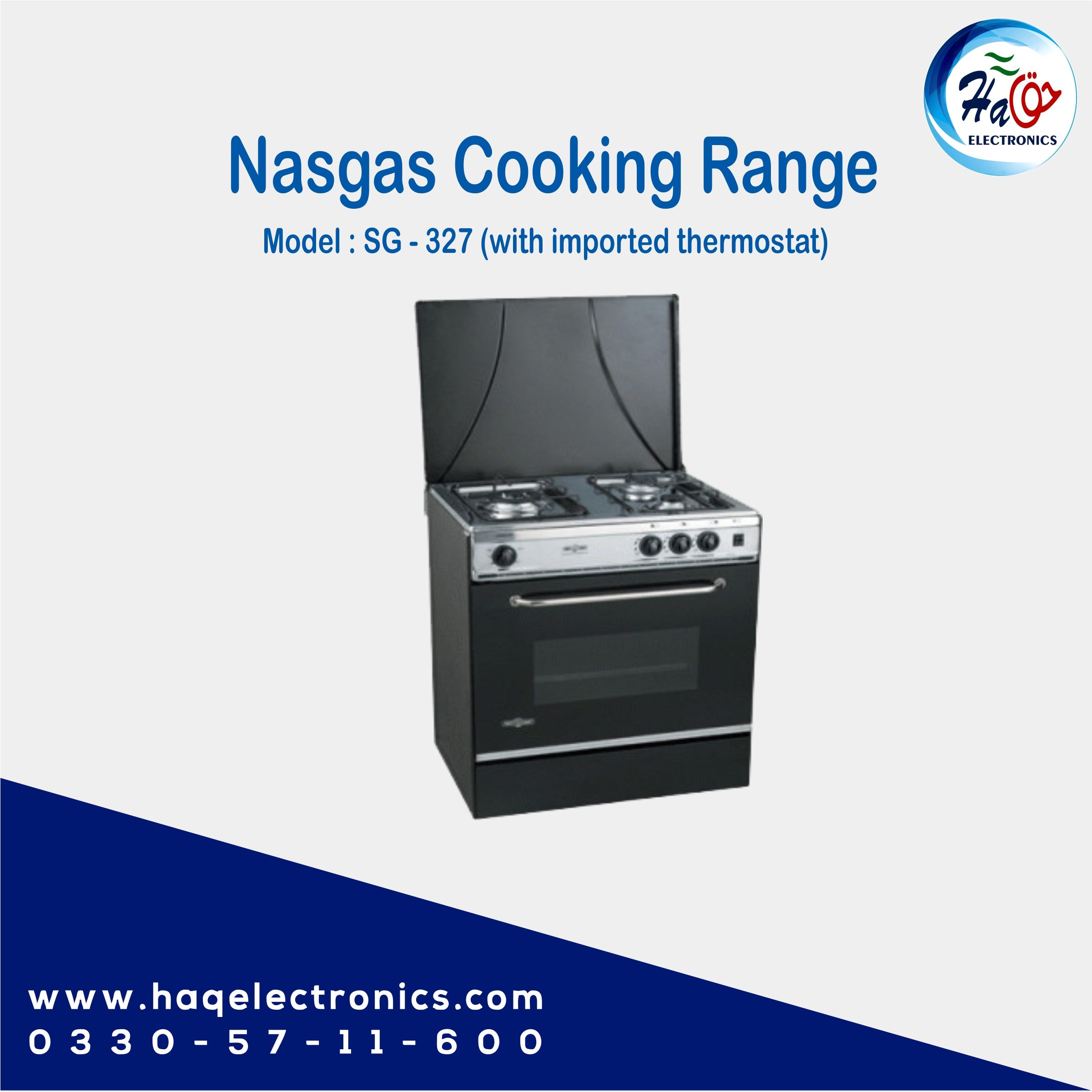 Nasgas Cooking Range SG-327 (With Imported Thermostat)