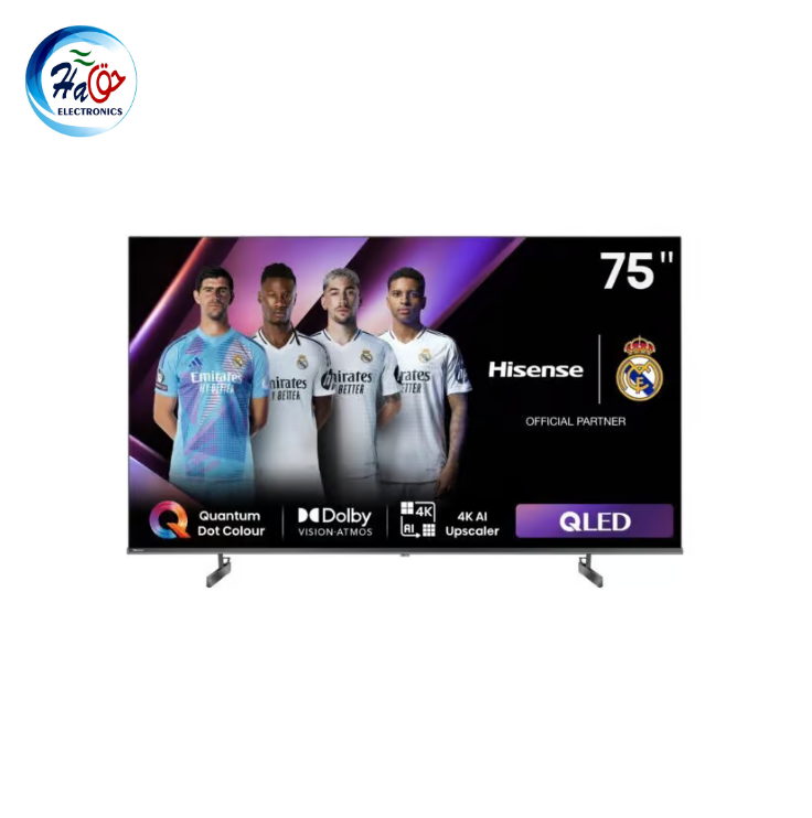 Hisense 75Q6N QLED 4K Smart TV – VIDAA OS – Dolby Vision & Atmos – Bezel-Less Design