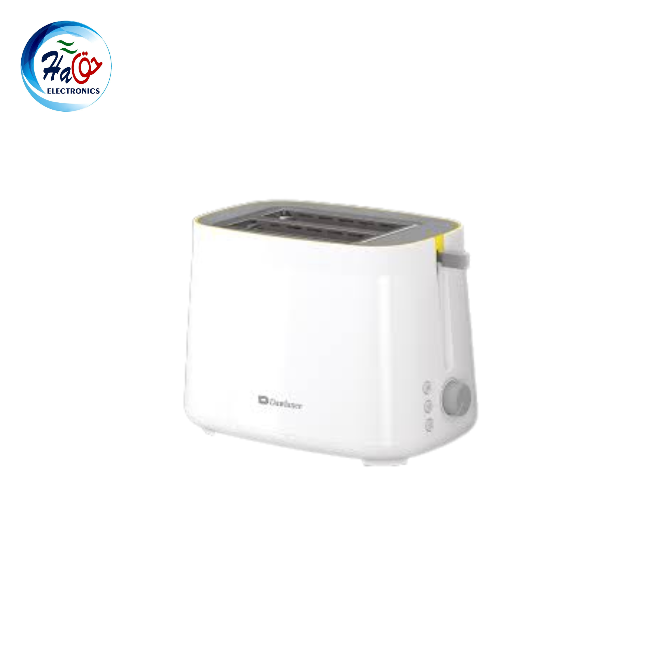 DAWLANCE TOASTER 4220W white 2 slice toaster with adjustable browning control and extra wide slots