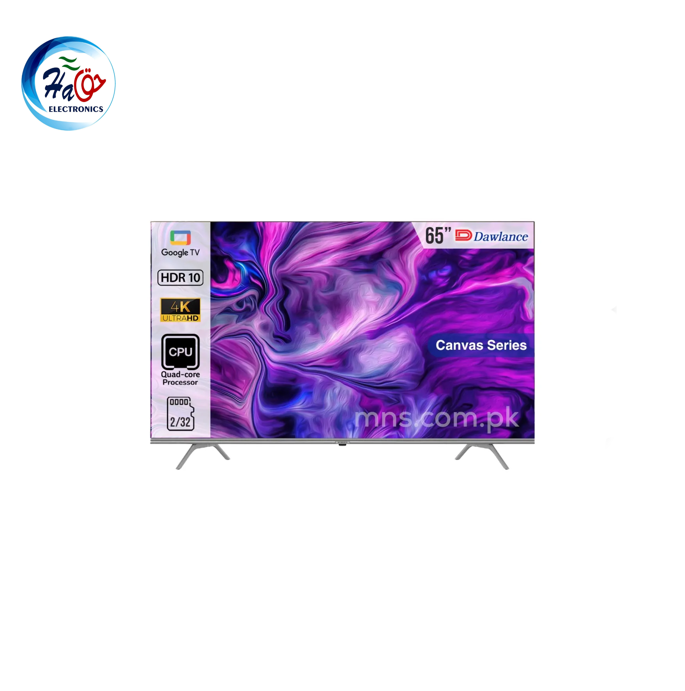 Dawlance 65G3AP LED TV 65 inch 4K Ultra HD Android Smart TV Dolby Vision Atmos WiFi Chromecast Pakistan