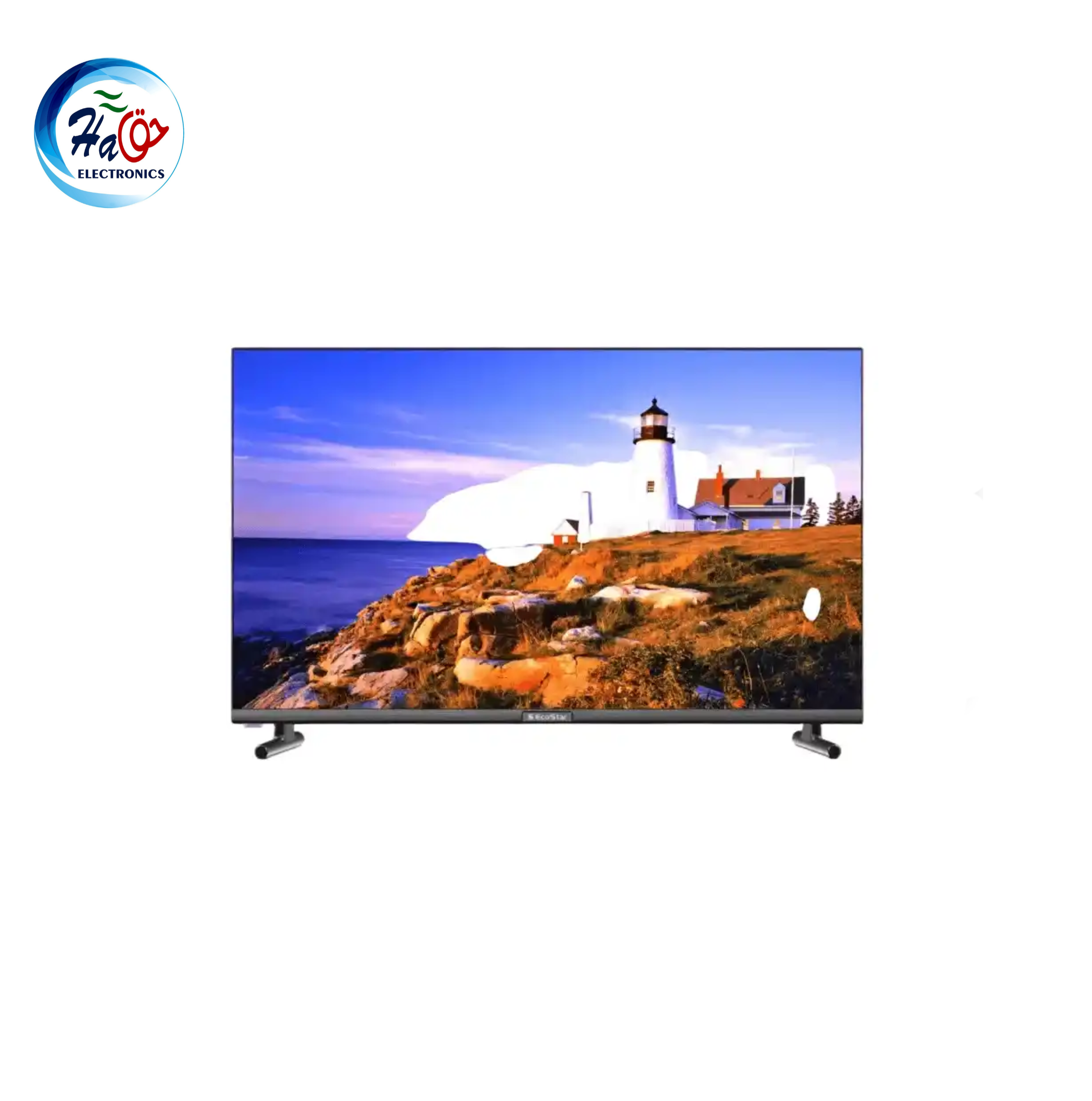 EcoStar 32U579 A+ LED TV 32 inch HD Ready frameless television HDMI USB Pakistan budget LED TV