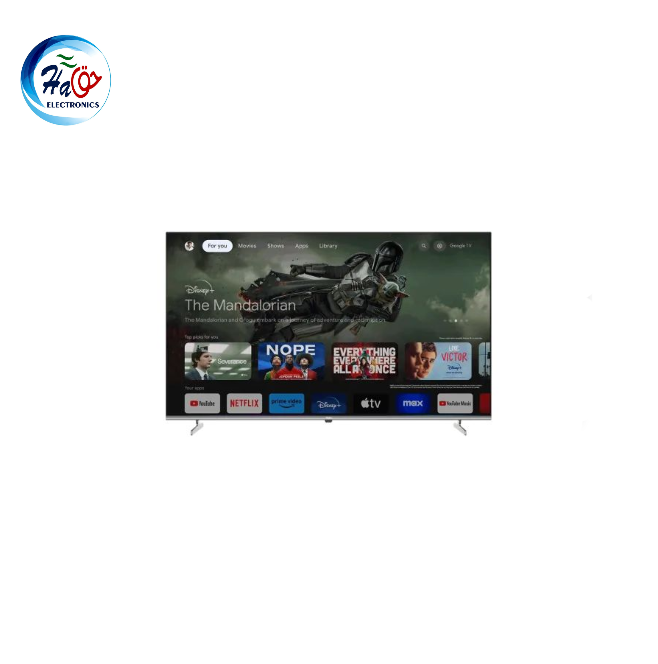 Haier LED 32S80EFX 32 inch HD smart LED TV black slim design display