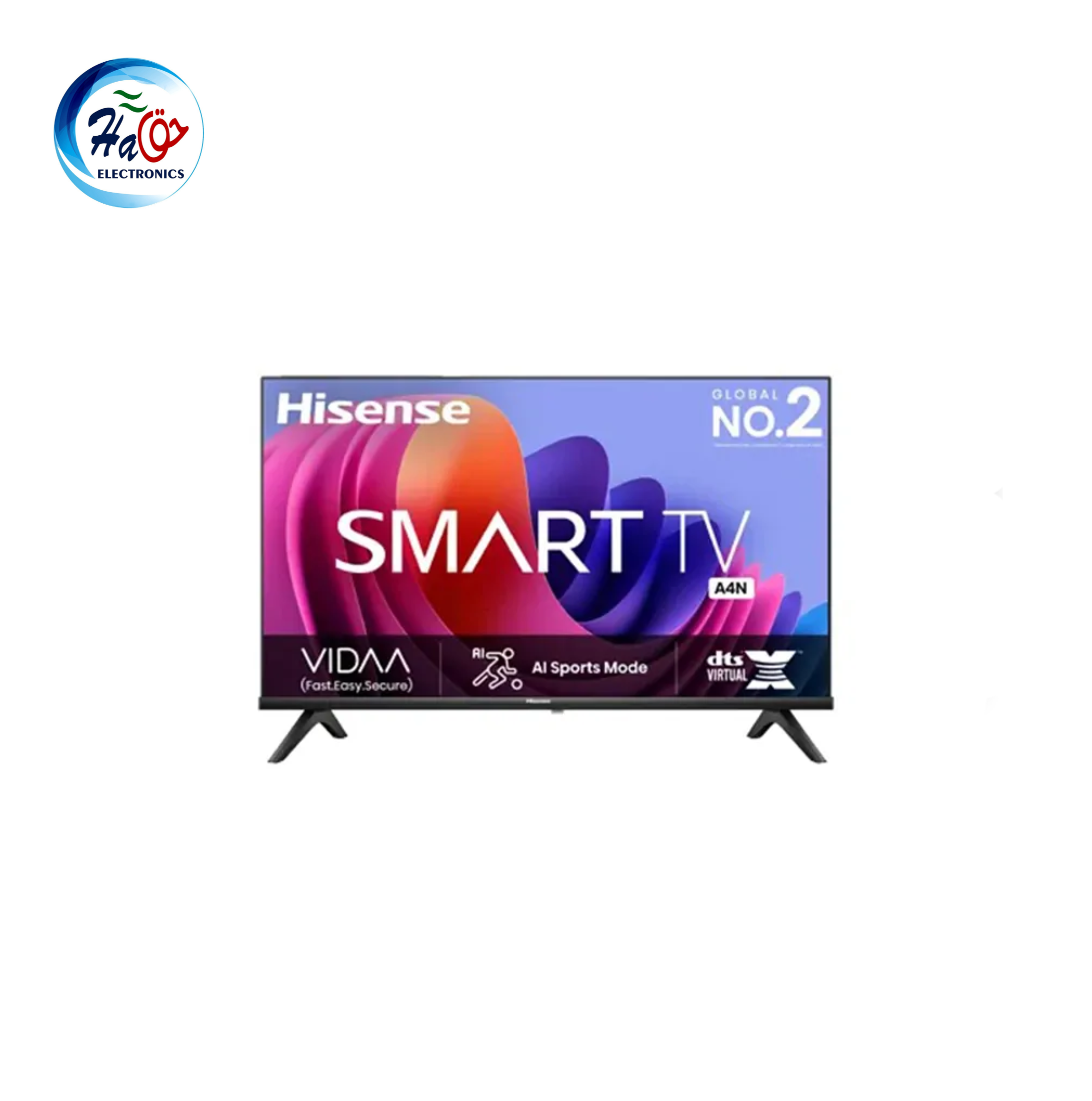 Hisense 32A4N 32 inch HD smart LED TV slim design black display compact screen